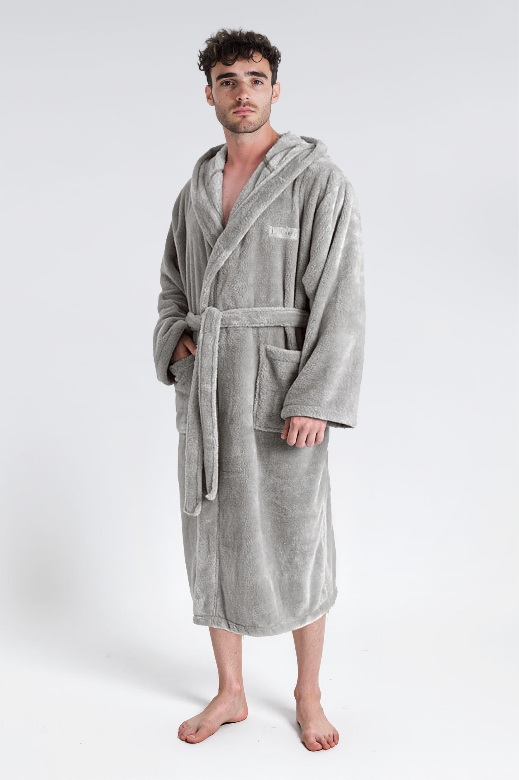 LeGer Home by Lena Gercke Unisex-Bademantel »Lovina, ideal für Sauna & Spa, Hotelbademantel, Morgenmantel«, (1 St.), kuschelig weicher Fleece, plüsch, für Damen und Herren, XS-3XL