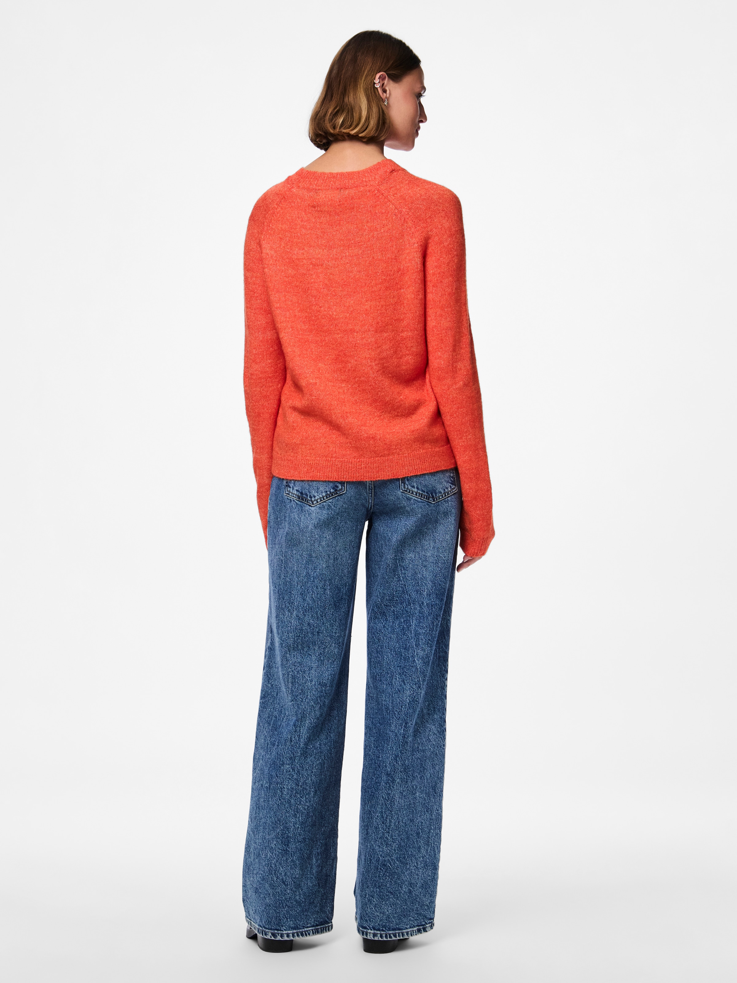 pieces Strickpullover »PCJULIANA LS O-NECK KNIT NOOS BC«