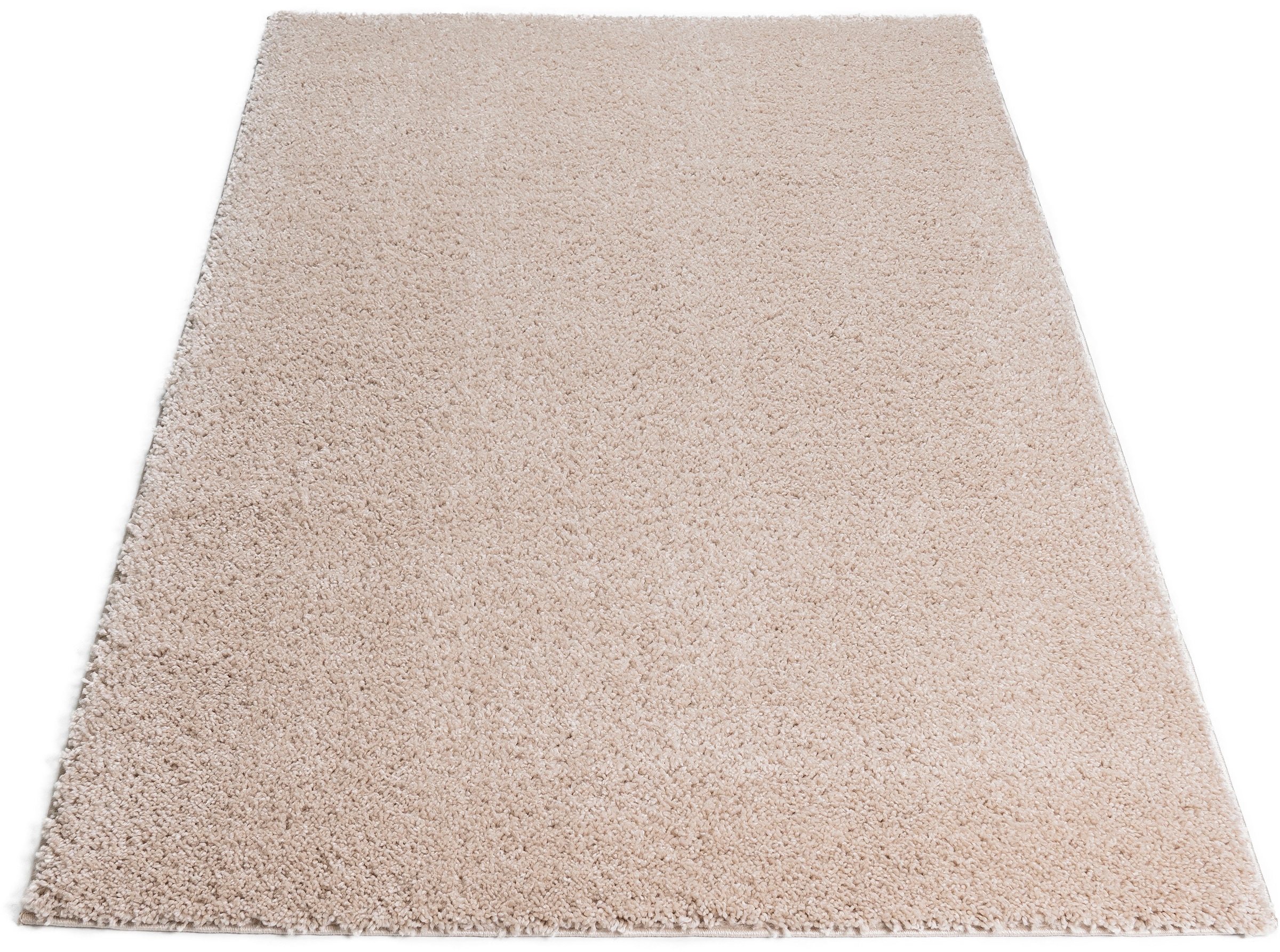 my home Hochflor-Teppich »Shaggy 30« rechteckig 30 mm Höhe Teppich, Uni Farben, besonders weich und kuschelig, Kundenliebling