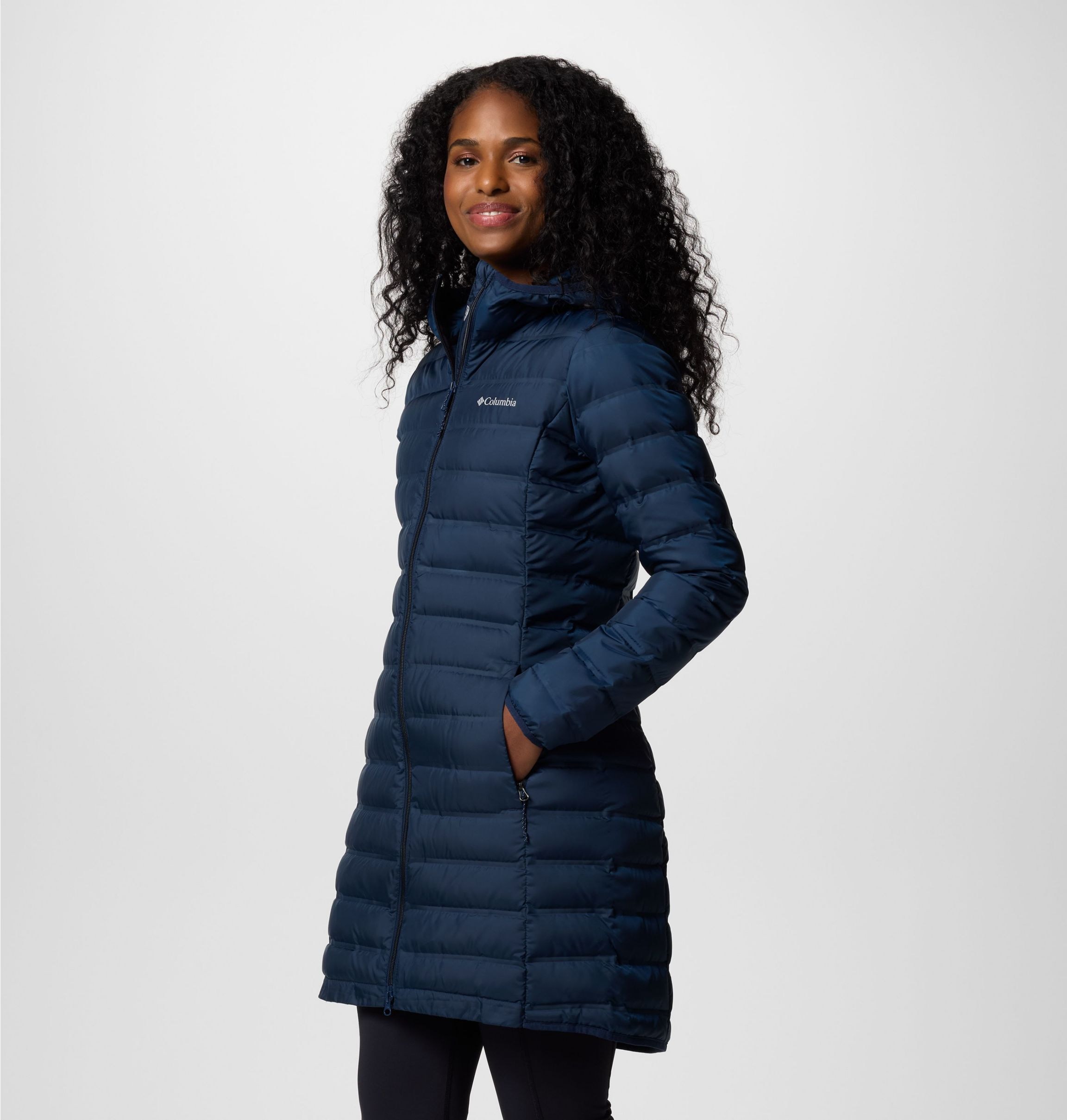 Columbia Daunenmantel »LAKE 22 II DOWN LONG HOODED JACKET«, (1 tlg.)