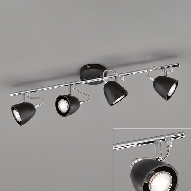 easy! BY FHL Deckenspots »Gemma«, 4 flammig, Leuchtmittel GU10 | LED wechselbar