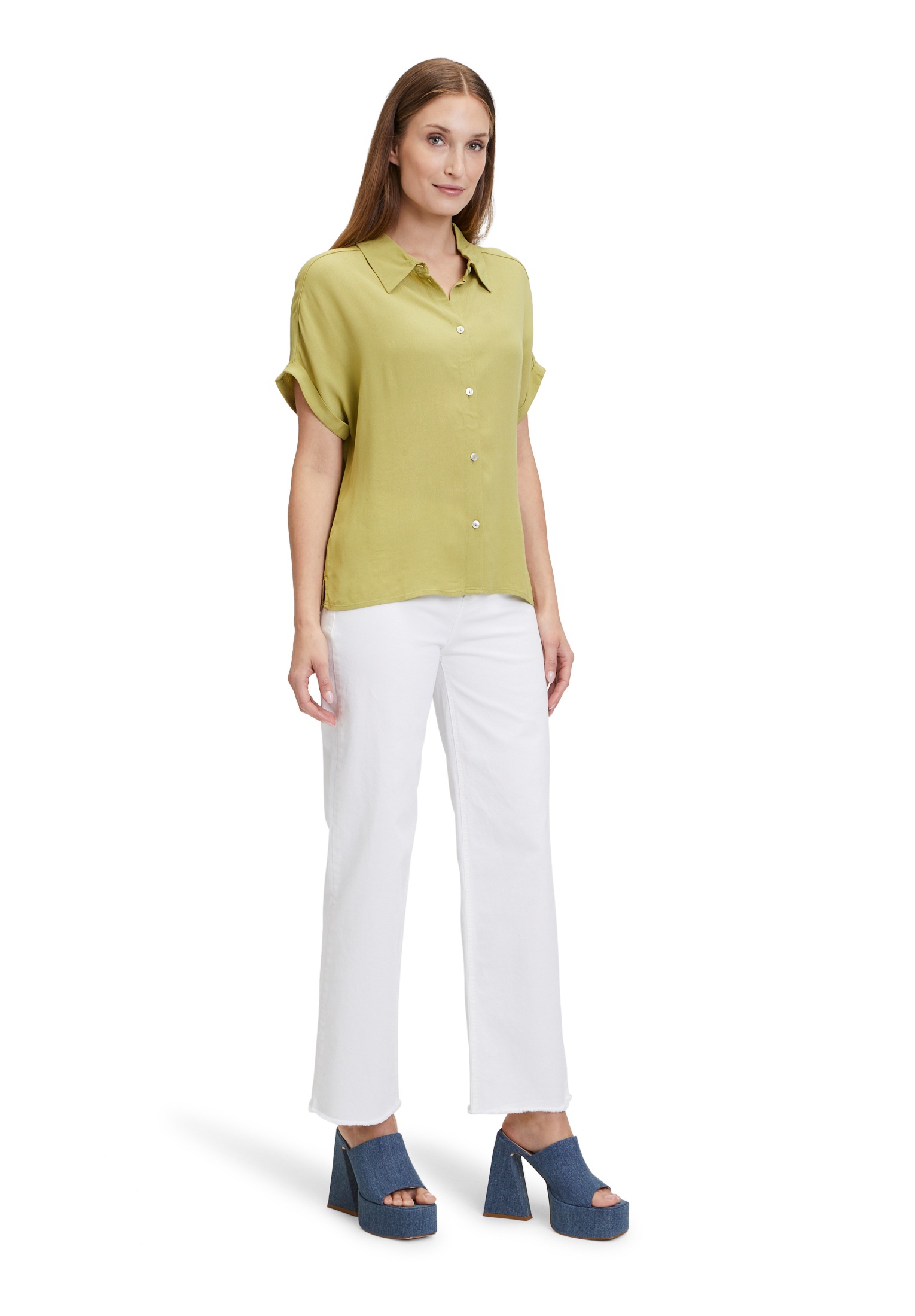 Cartoon Klassische Bluse »Oversize-Bluse mit Kragen«