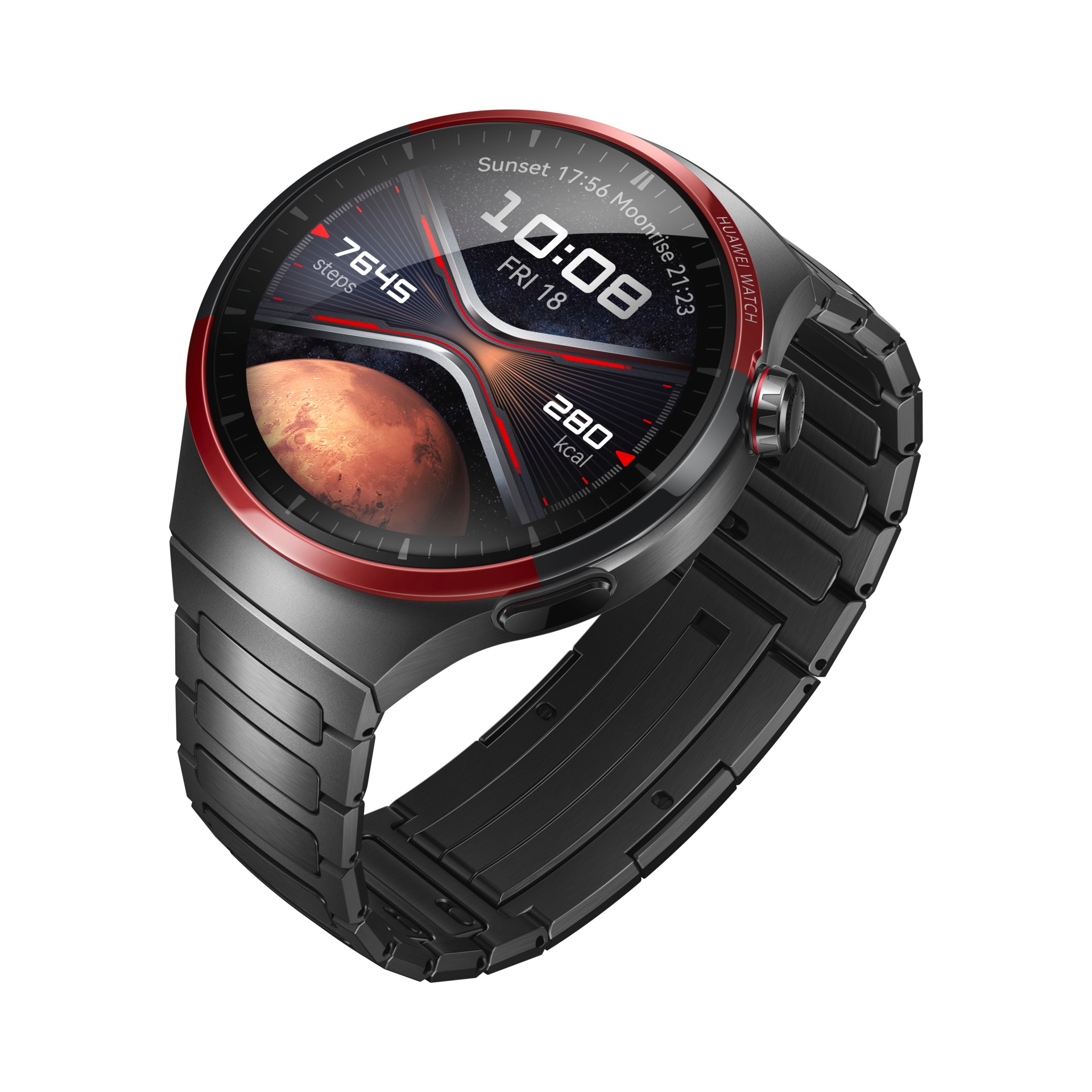 Huawei Smartwatch »Watch 4 Pro Space Edition, 3,8 cm (1,5 Zoll) AMOLED-Display«, (3,8 cm / 1,5 Zoll), Harmony OS, 32,00 GB, eSIM und LTE, SPo2, Sturzerkennung, One Touch Health)