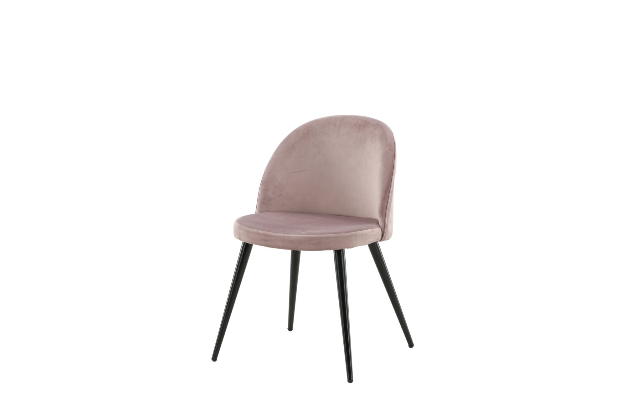 Venture Home Esszimmerstuhl »Velvet, 2er-Set Esszimmerstühle mit Samtbezug, 150 kg belastbar« () 2 Stk.Polsterstuhl, weicher Bezug, Metallbeine, abgerundet