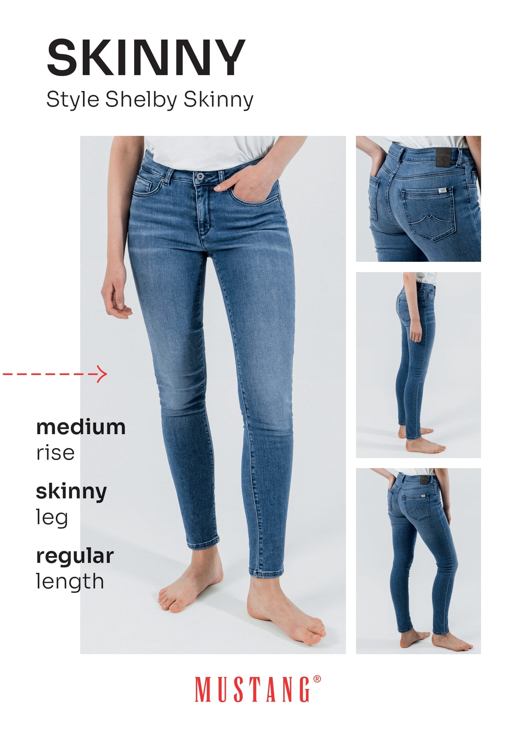 MUSTANG Slim-fit-Jeans »SHELBY«, im Five-Pocket Style
