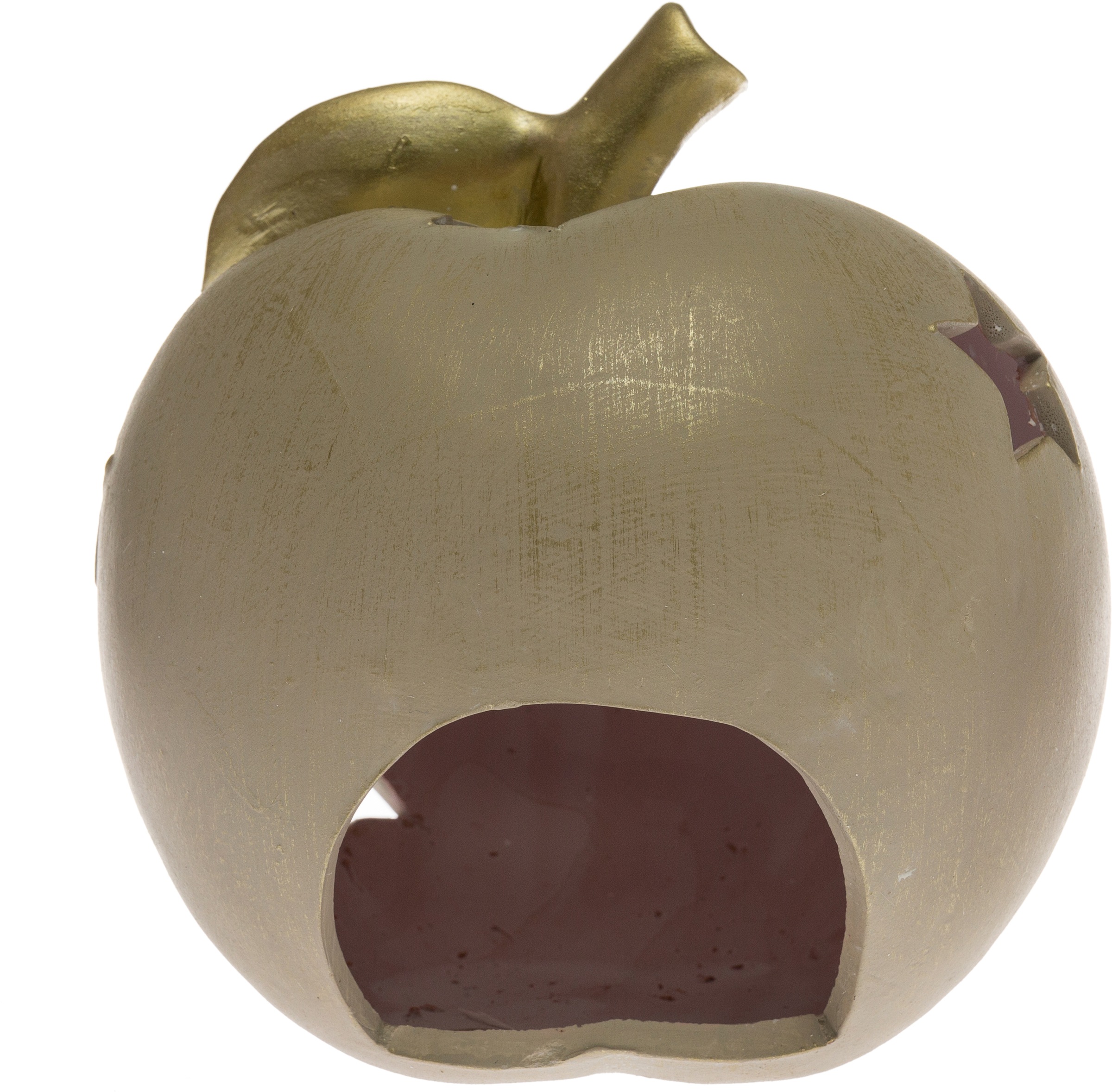 Keramik St.), in mit »Weihnachtsdeko«, Myflair bestellen Apfelform, & (1 Sternausschnitten, Teelichthalter bequem aus Möbel Accessoires