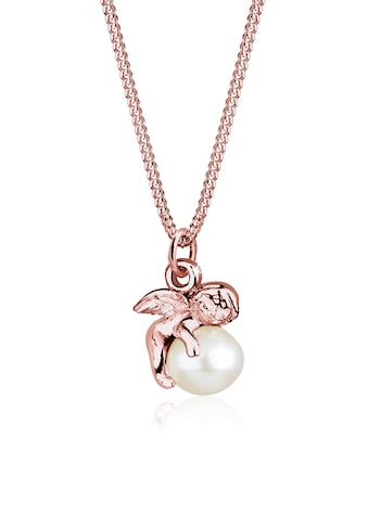 Elli Perlenkette »Anhänger Engel mit Süßwasserzuchtperle 925 Silber« kaufen