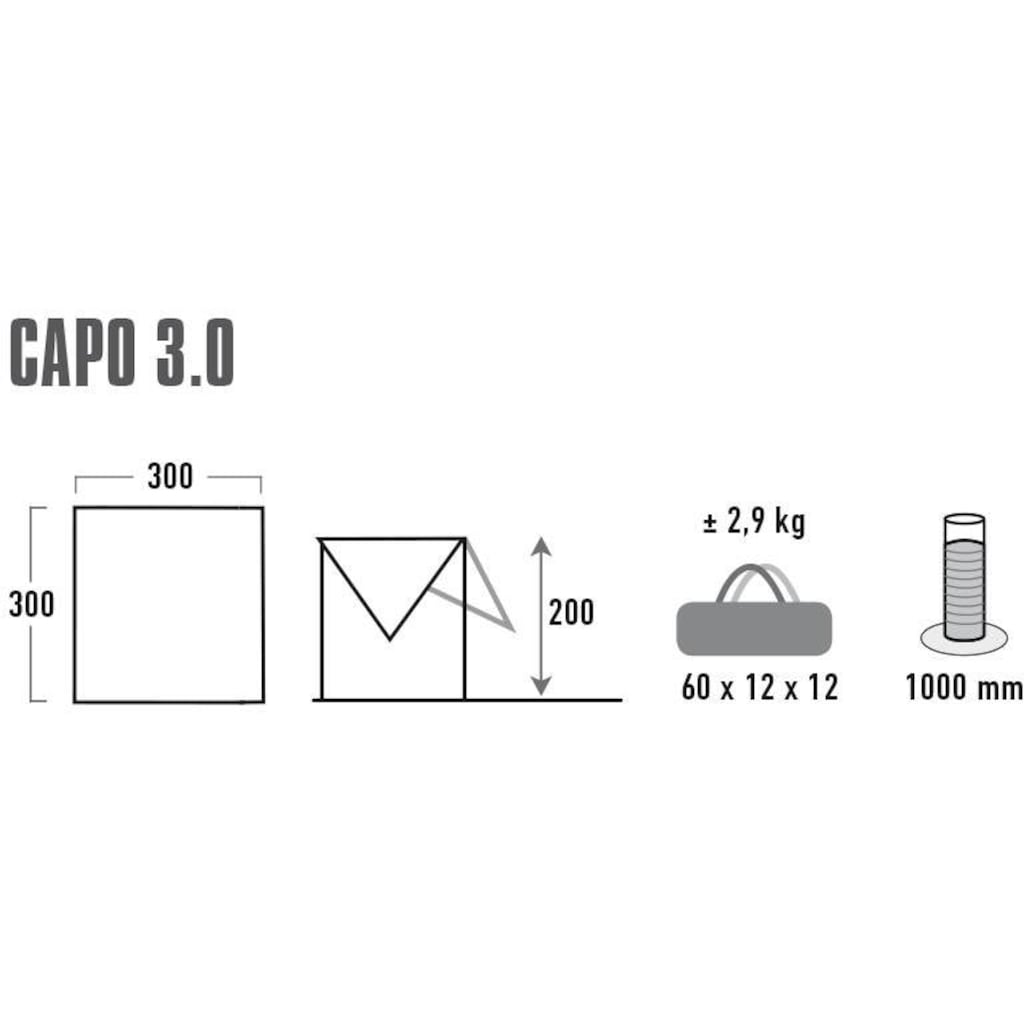 High Peak Sonnensegel »Sonnensegel Capo 3.0«, (mit Transporttasche)