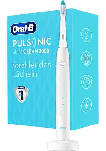 Schallzahnbürste »Pulsonic Slim Clean 2000«, 1 St. Aufsteckbürsten