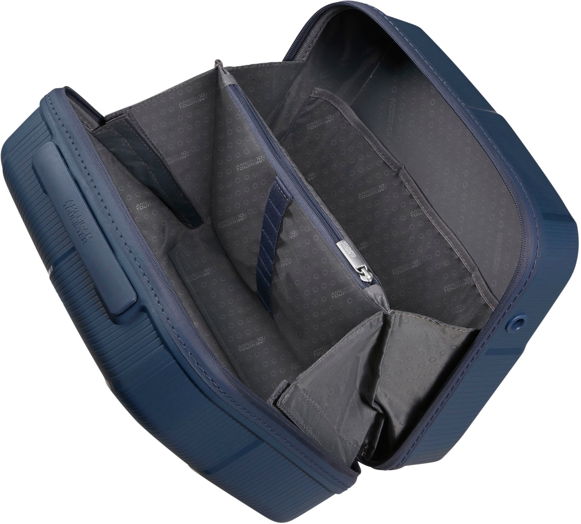 American Tourister® Beautycase »STARVIBE Beauty Case, navy, 29 cm«, Handgepäcktasche Reisegepäck mit Trolley-Aufsteck-System