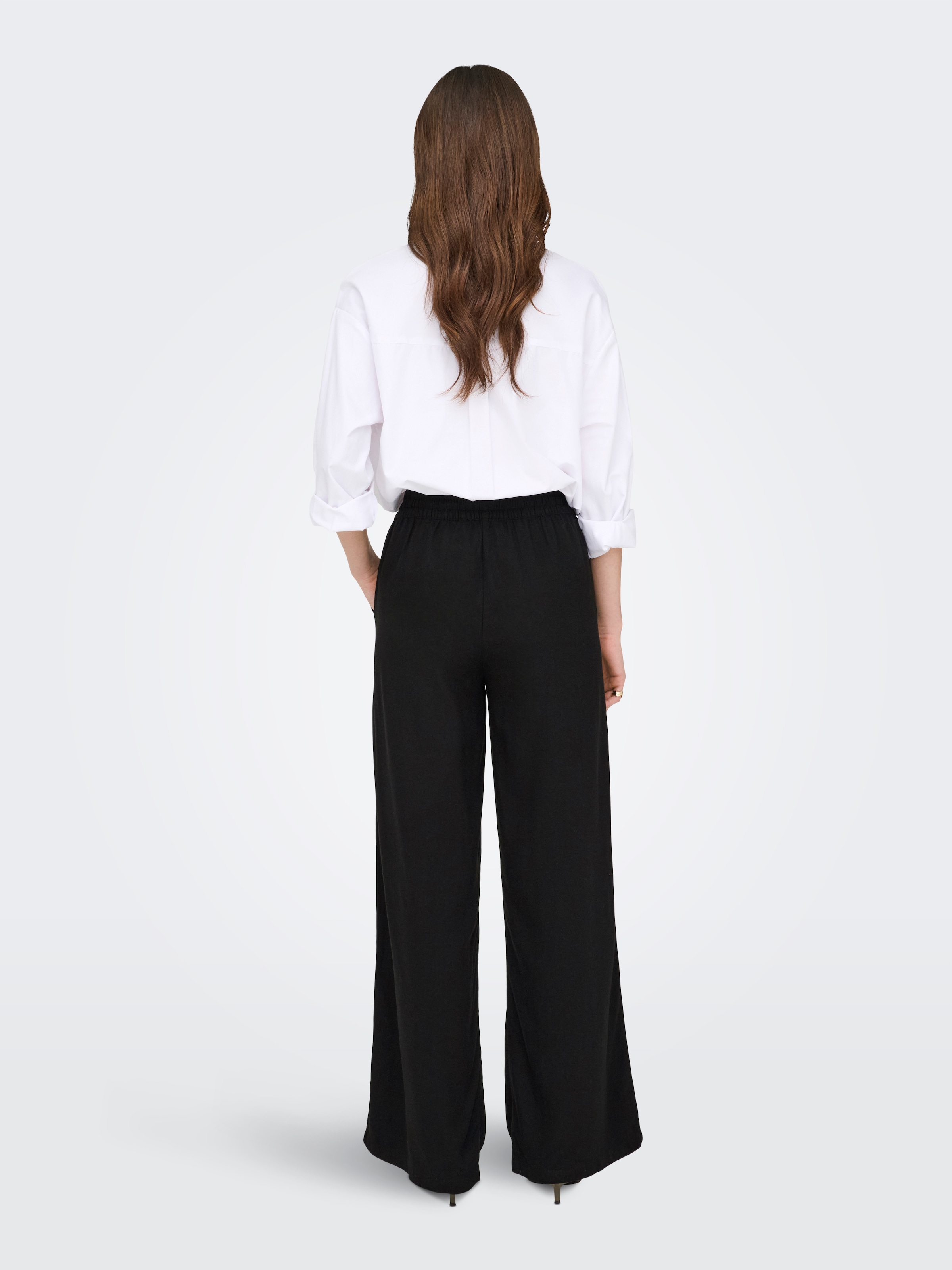 JDY Schlupfhose »JDYSAY LINEN HW WIDE PANT WVN NOOS«  Sommerhose mit Leinen