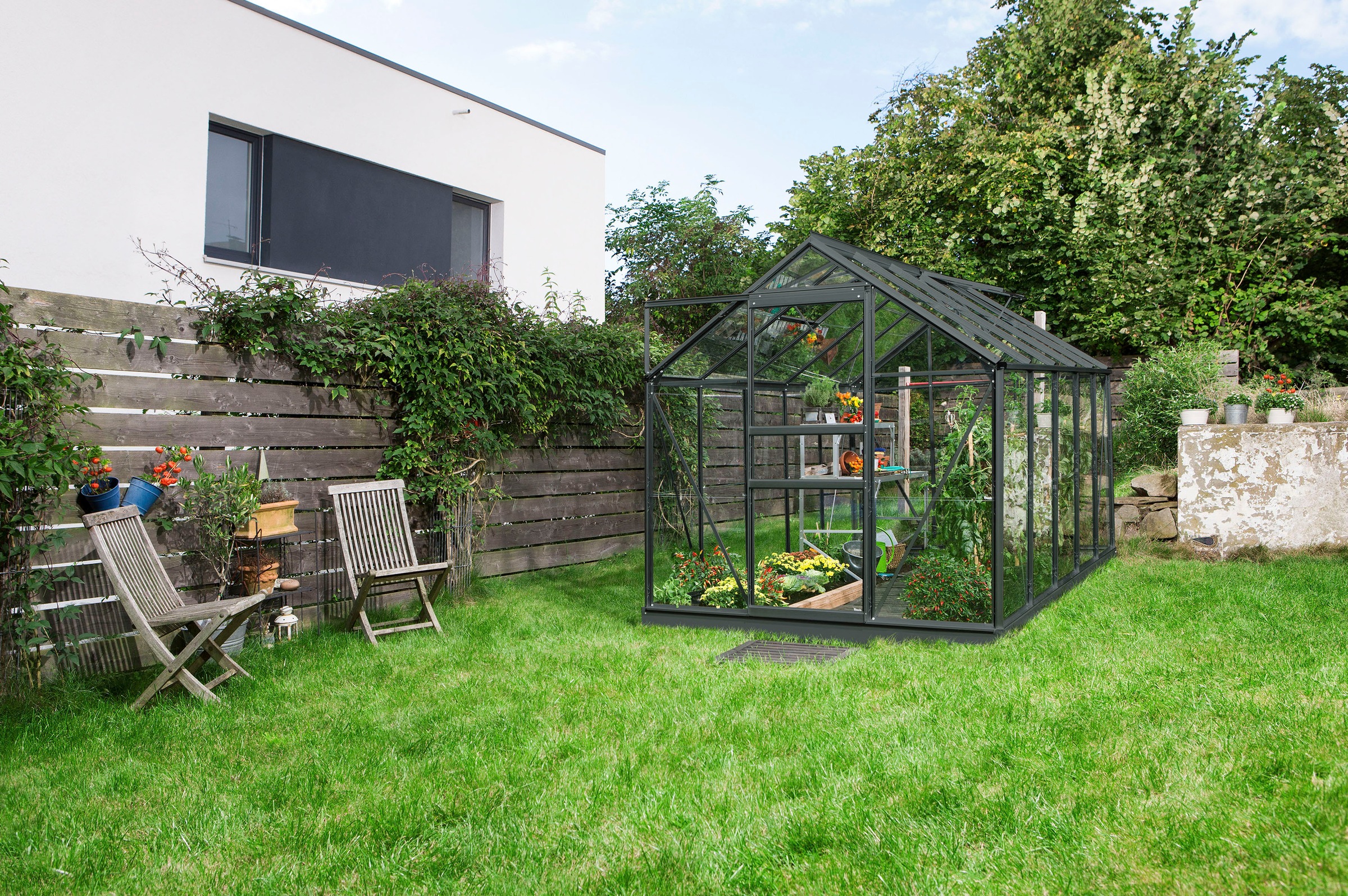 Vitavia Gewächshaus »Venus 6200«, Alu-Profile, 3 mm Sicherheitsglas