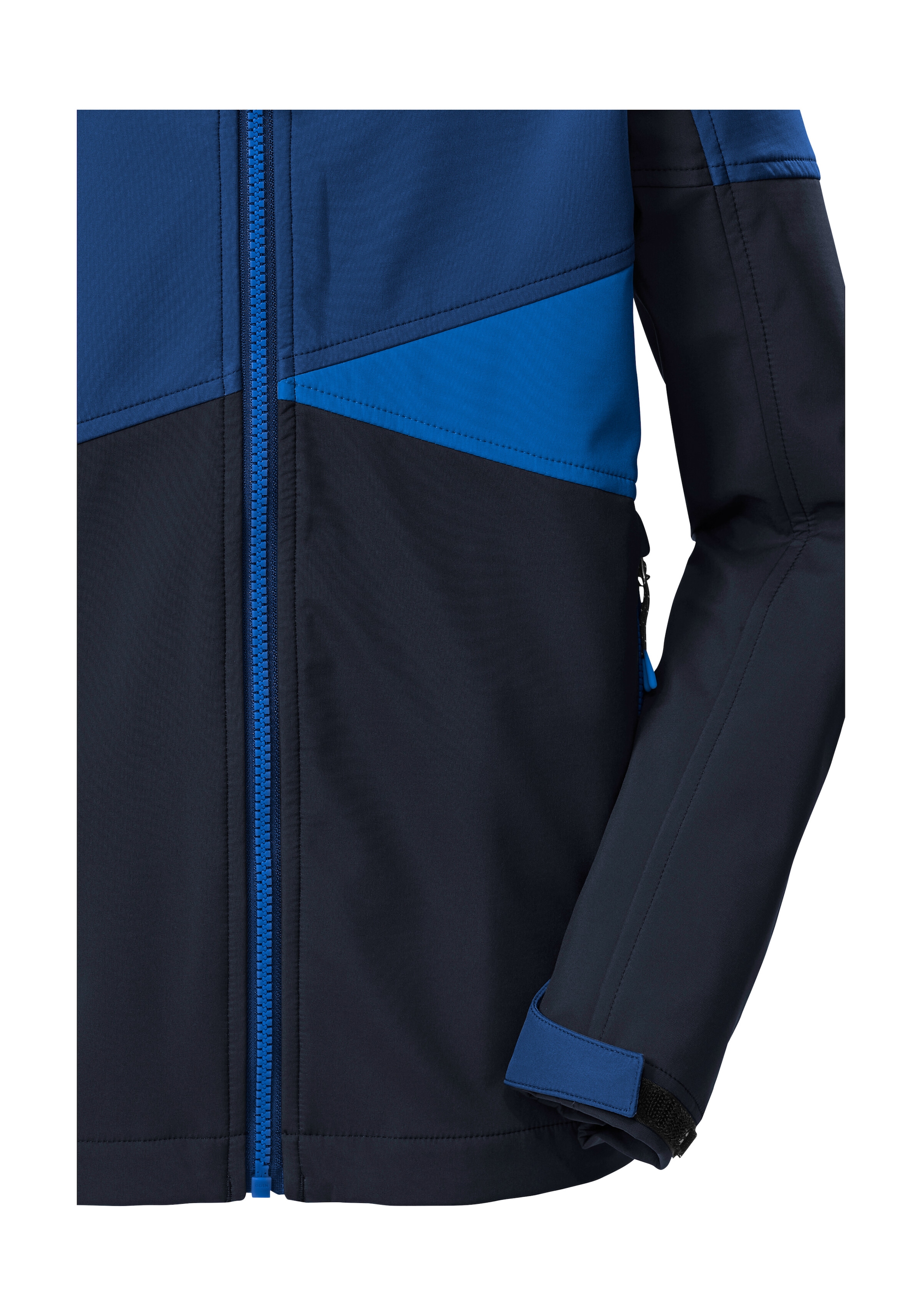 Killtec Softshelljacke »KOS 142 BYS SFTSHLL JCKT« Wind- und wasserabweisende Kinderjacke, Colourblock-Design