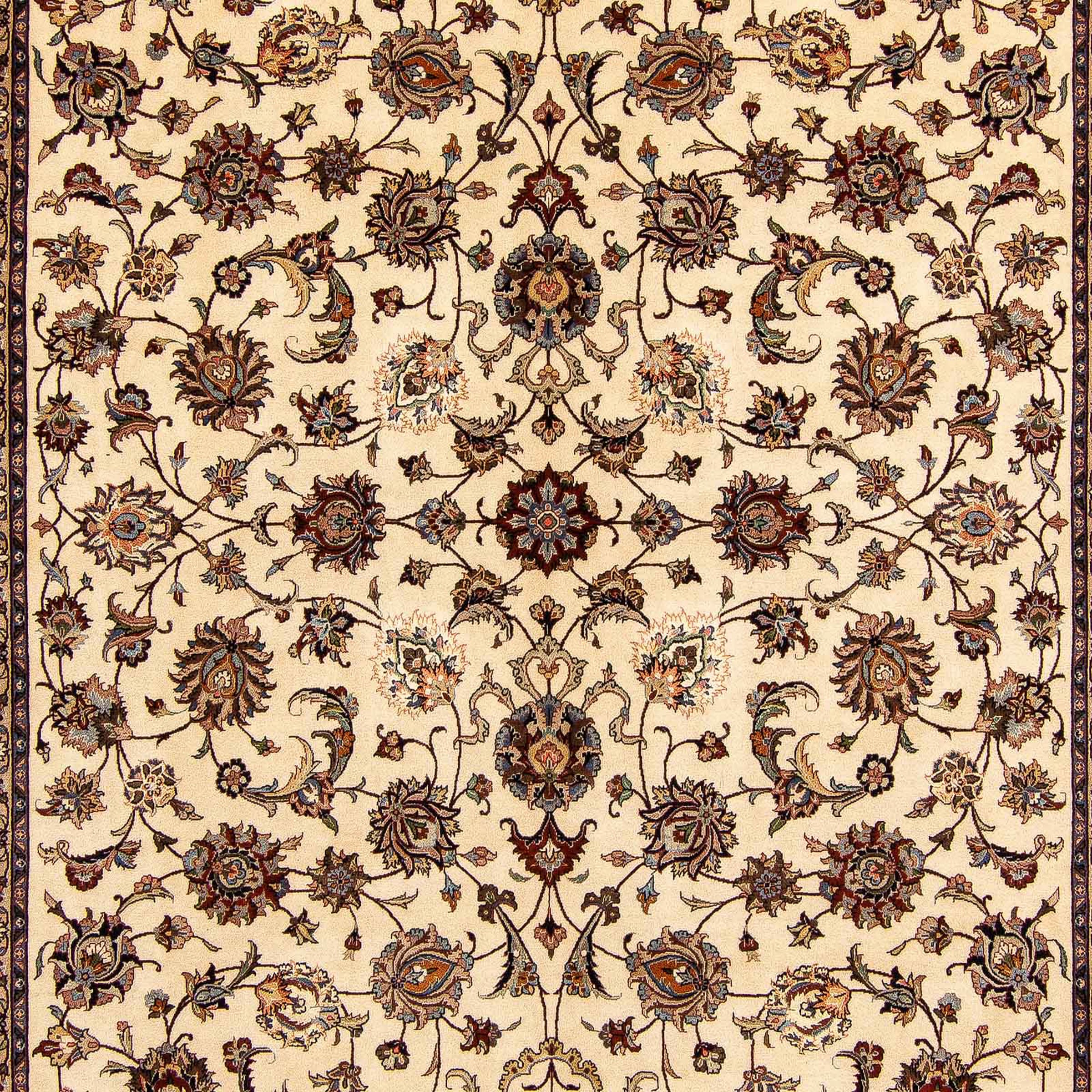 morgenland Orientteppich »Perser - Classic - 387 x 302 cm - beige«, rechteckig, Wohnzimmer, Handgeknüpft, Einzelstück mit Zertifikat