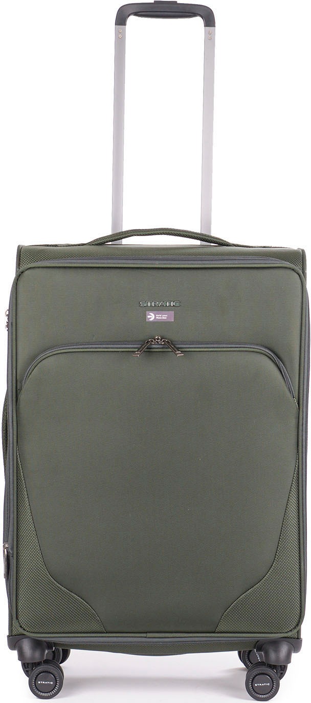 Stratic Weichgepäck-Trolley »Mix M, dark green«, 4 Rollen, mit NFC-Chip kaufen