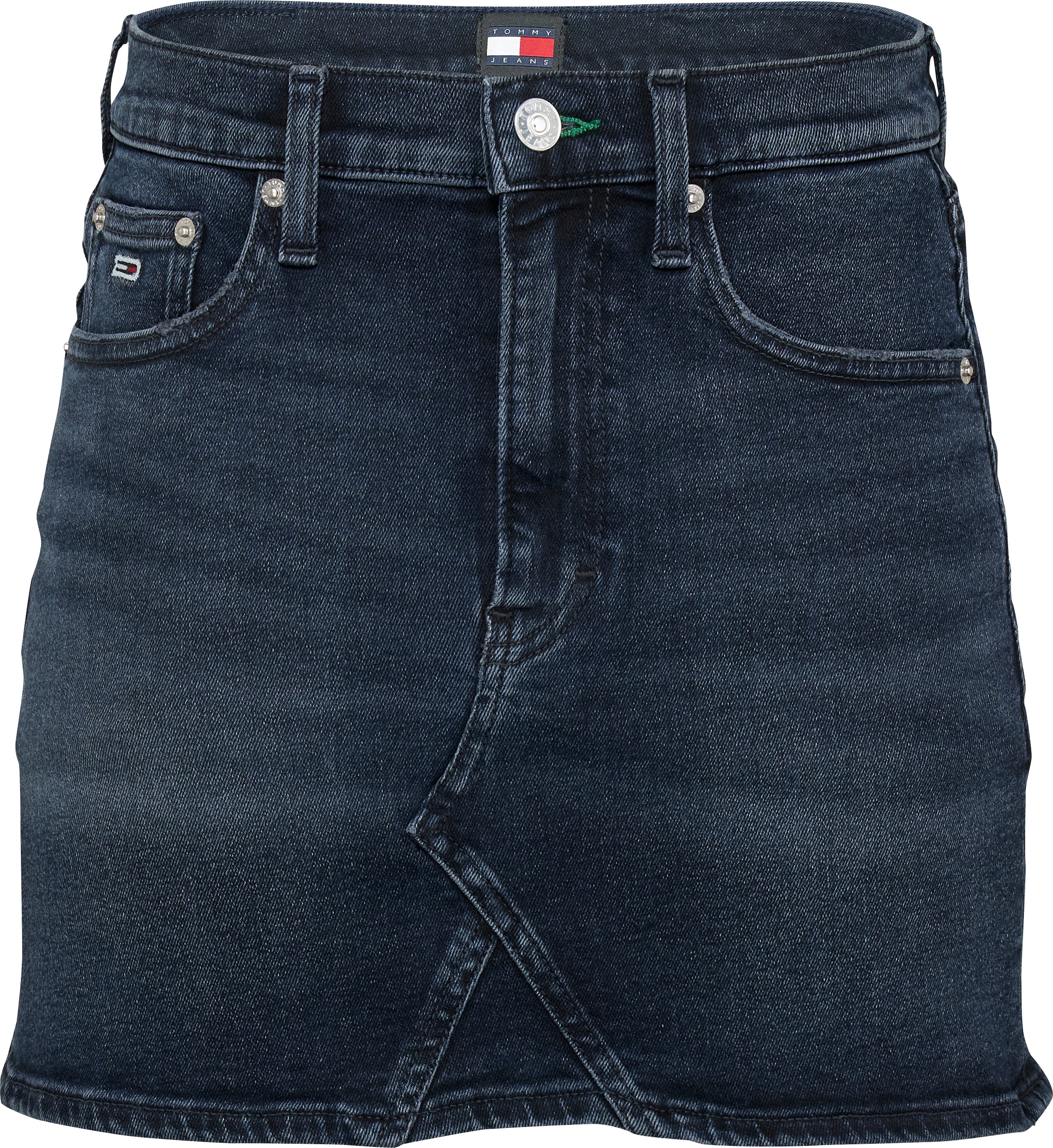 Tommy Jeans Jeansrock »IZZIE MR MN SKIRT DH6268«, mit Used-Waschung, im 5-Pocket-Stil