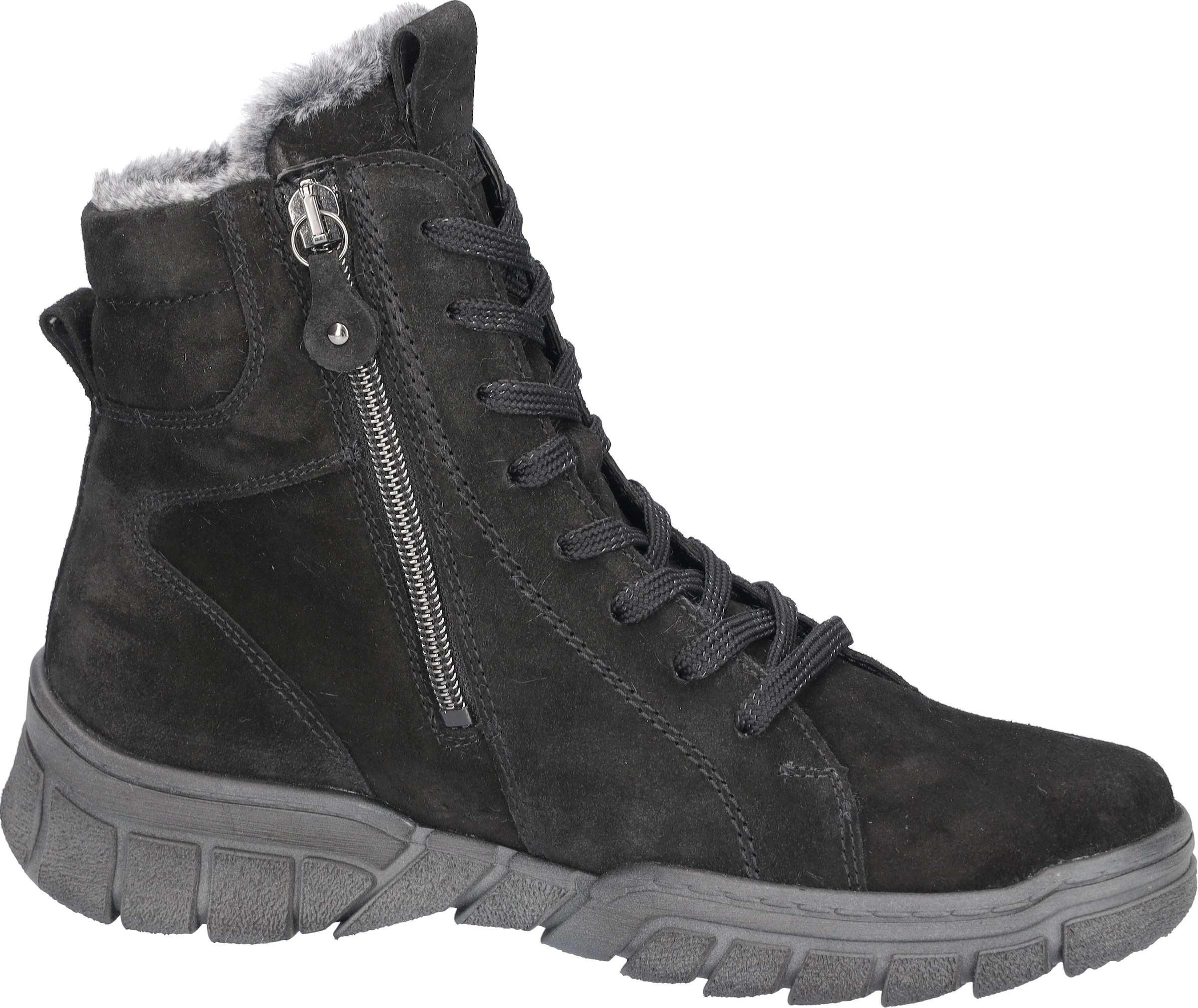Waldläufer Winterboots »H-LUMI«, Schnürboots, Komfort-Boots in Bequemweite G (= weit)