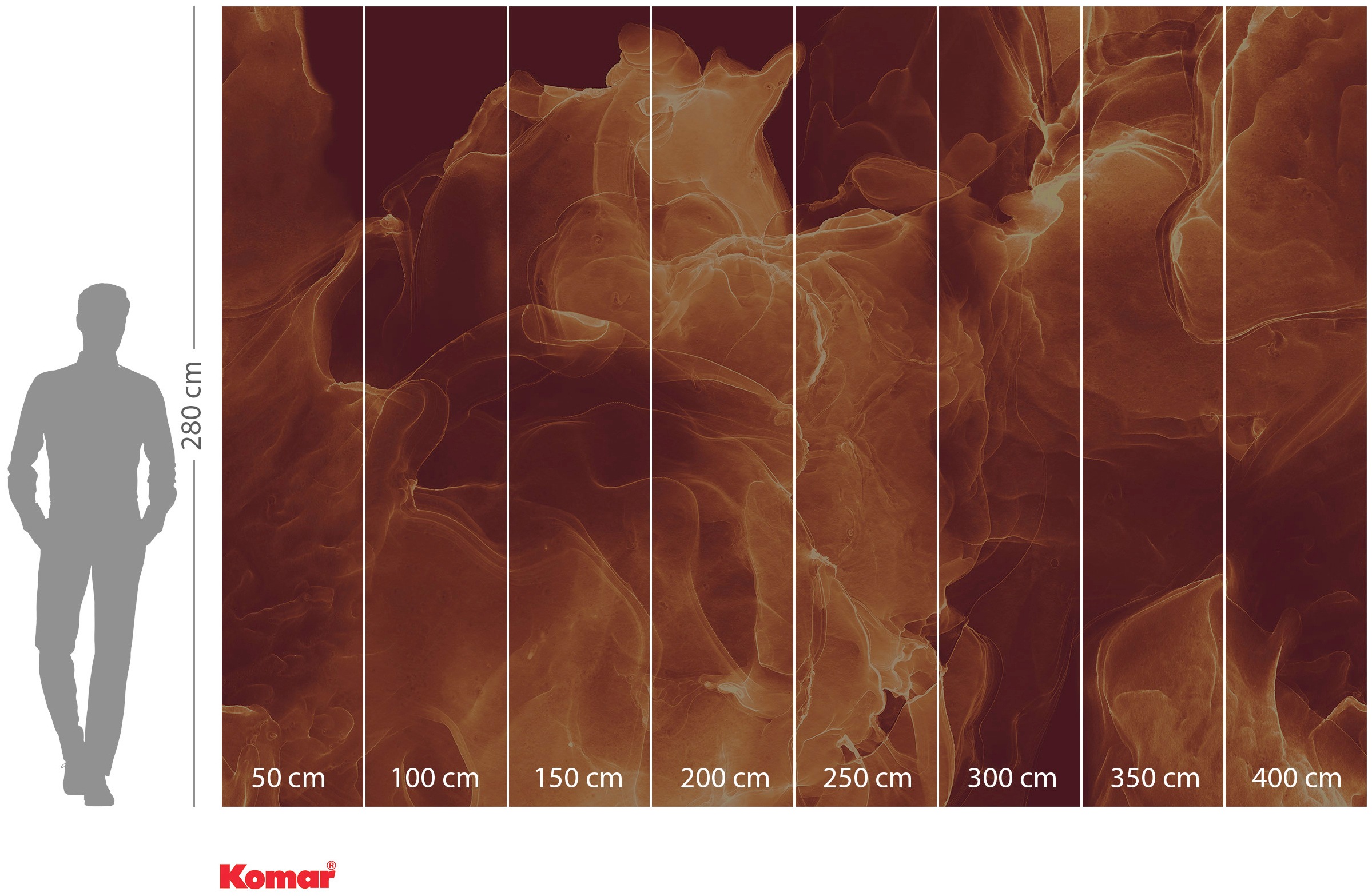 Komar Vliestapete »Digitaldruck Vlies - Evoke - Größe 400 x 280 cm«, bedruckt, Wohnzimmer, Schlafzimmer