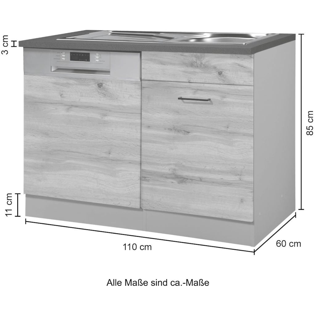 HELD MÖBEL Spülenschrank »Trier«