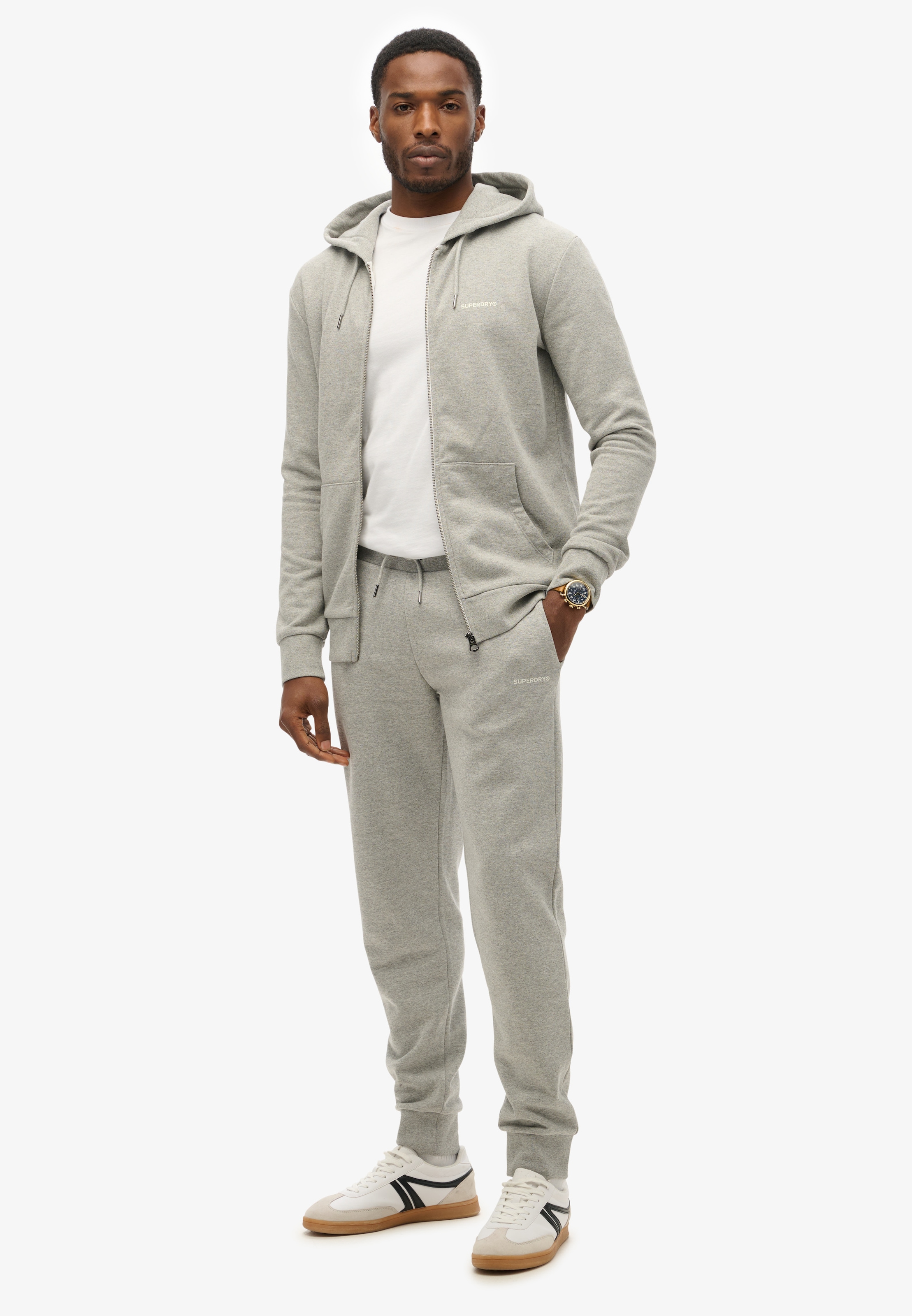 Superdry Kapuzensweatjacke »PLAIN ZIP HOOD«
