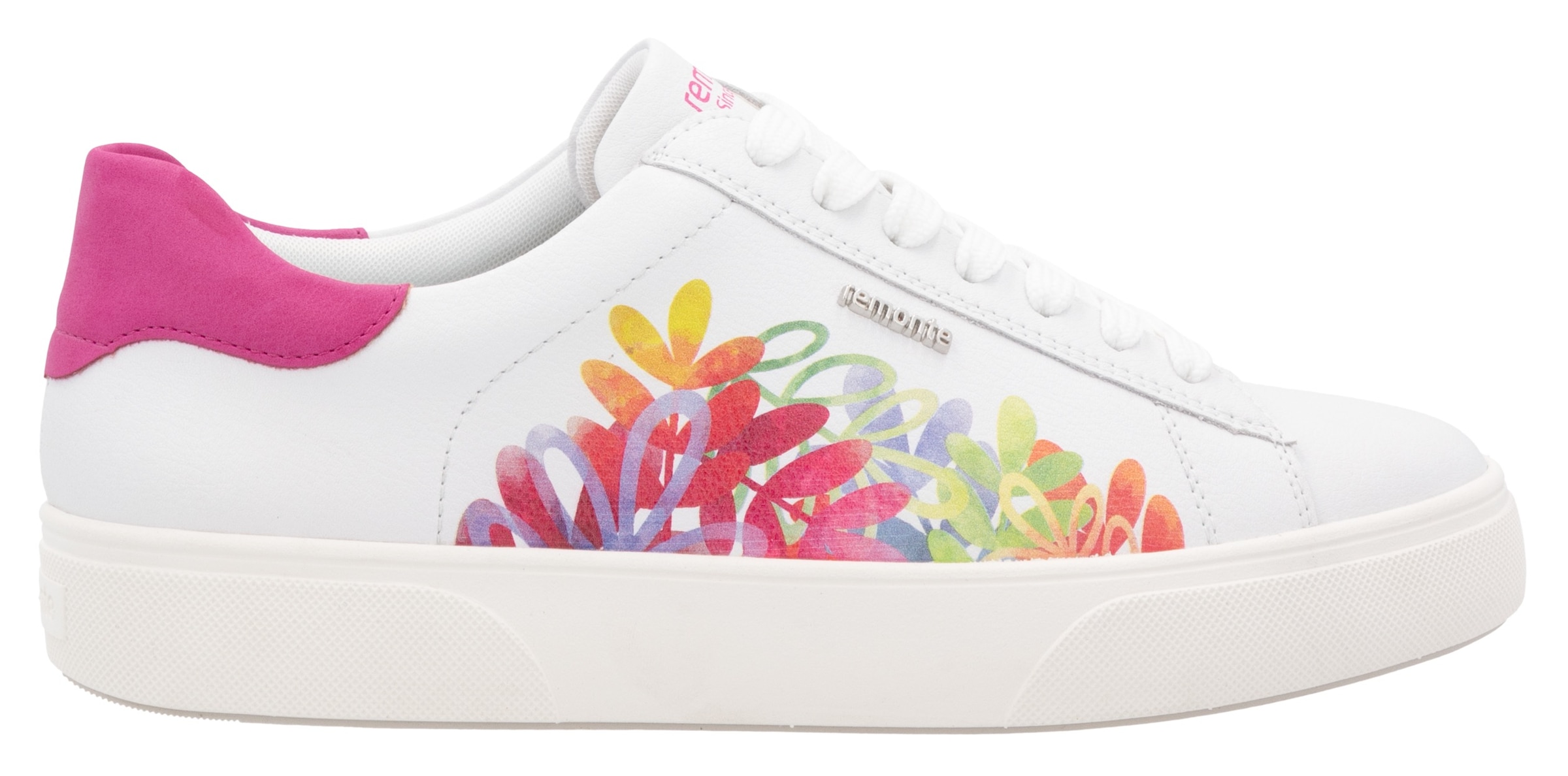 Remonte Plateausneaker, Schnürschuh, Freizeitschuh, Halbschuh mit Kontrastbesatz