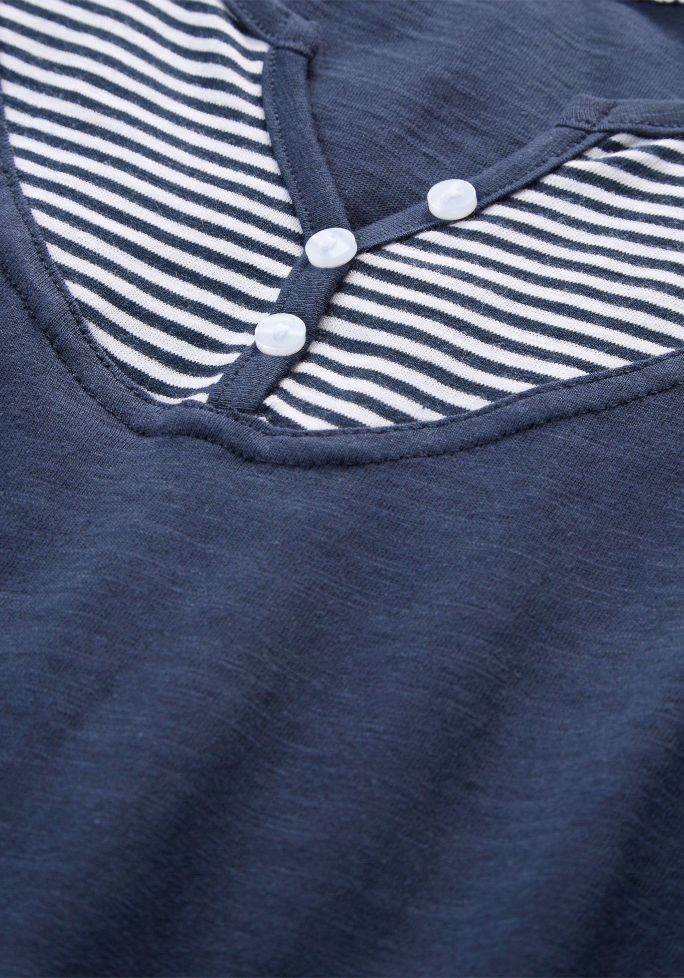 bonprix 2-in-1-Shirt bequeme Passform, Kurzarm, für den Alltag, aus Baumwolle