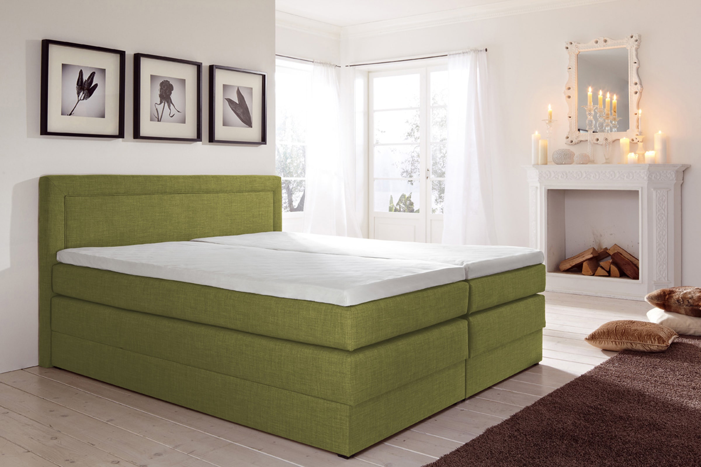 hapo Boxspringbett, mit Bettkasten