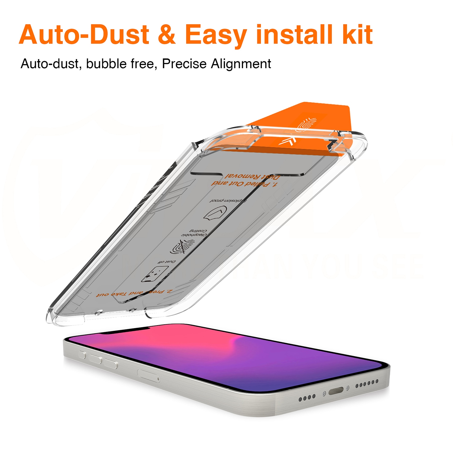 4smarts Displayschutzglas »Second Glass Privacy (10x) Service Kit für Apple iPhone 16e«, für Apple iPhone 16e, Displayschutzfolie, Schutzfolie, Bildschirmschutz, kratz- & stoßfest