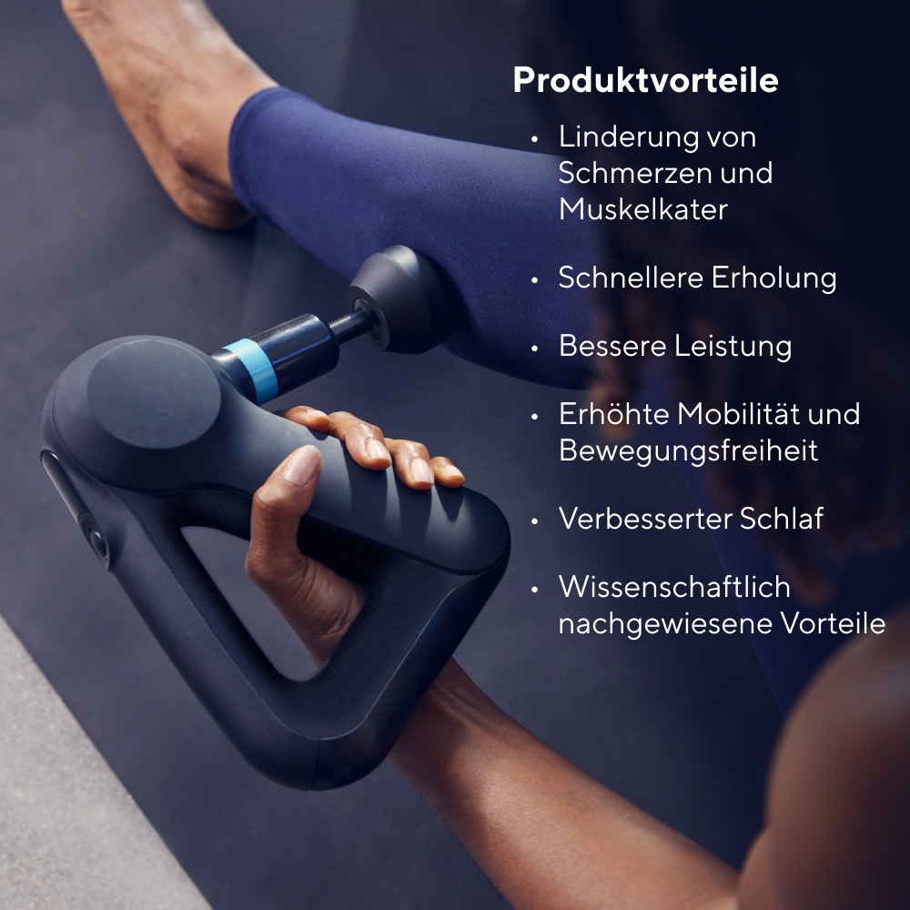 Therabody Massagepistole »Theragun Elite, Schmerzlinderung, Regeneration, Stressreduktion«, patentierter ergonomischer Griff & App-Steuerung, 5. Generation