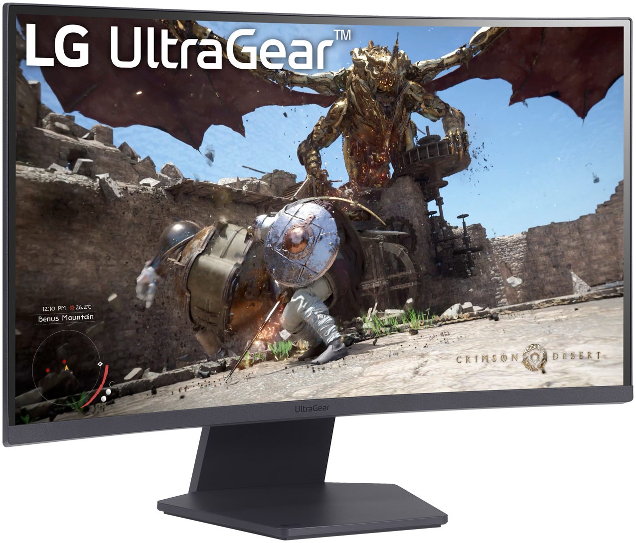 LG Curved-Gaming-Monitor »27GS60QX«, 68 cm/27 Zoll, 2560 x 1440 px, QHD, 1 ms Reaktionszeit, 180 Hz