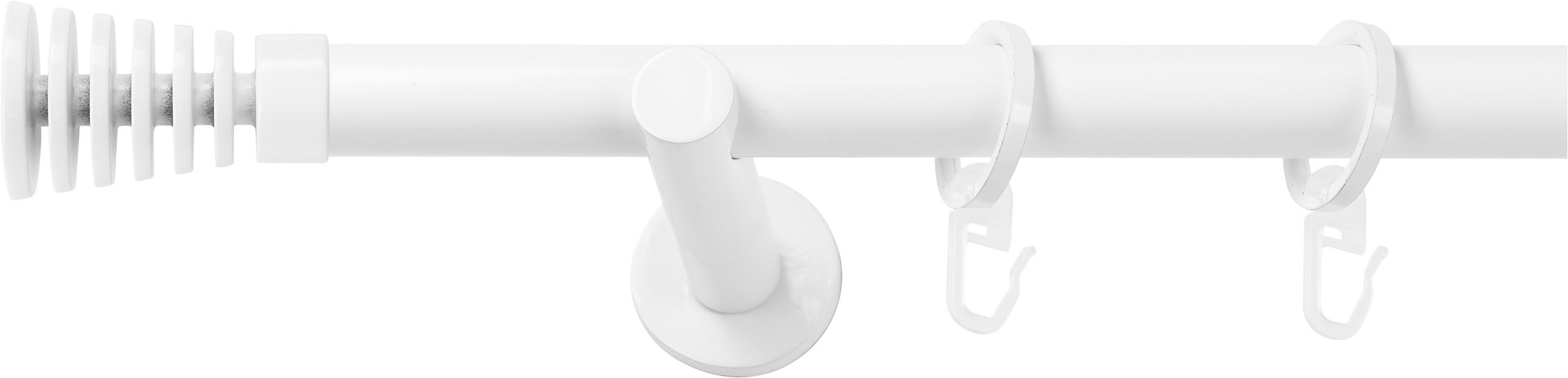 SN DECO GROUP Gardinenstange Ø 19 mm 1 läufig-läufig Fixmaß;kürzbar