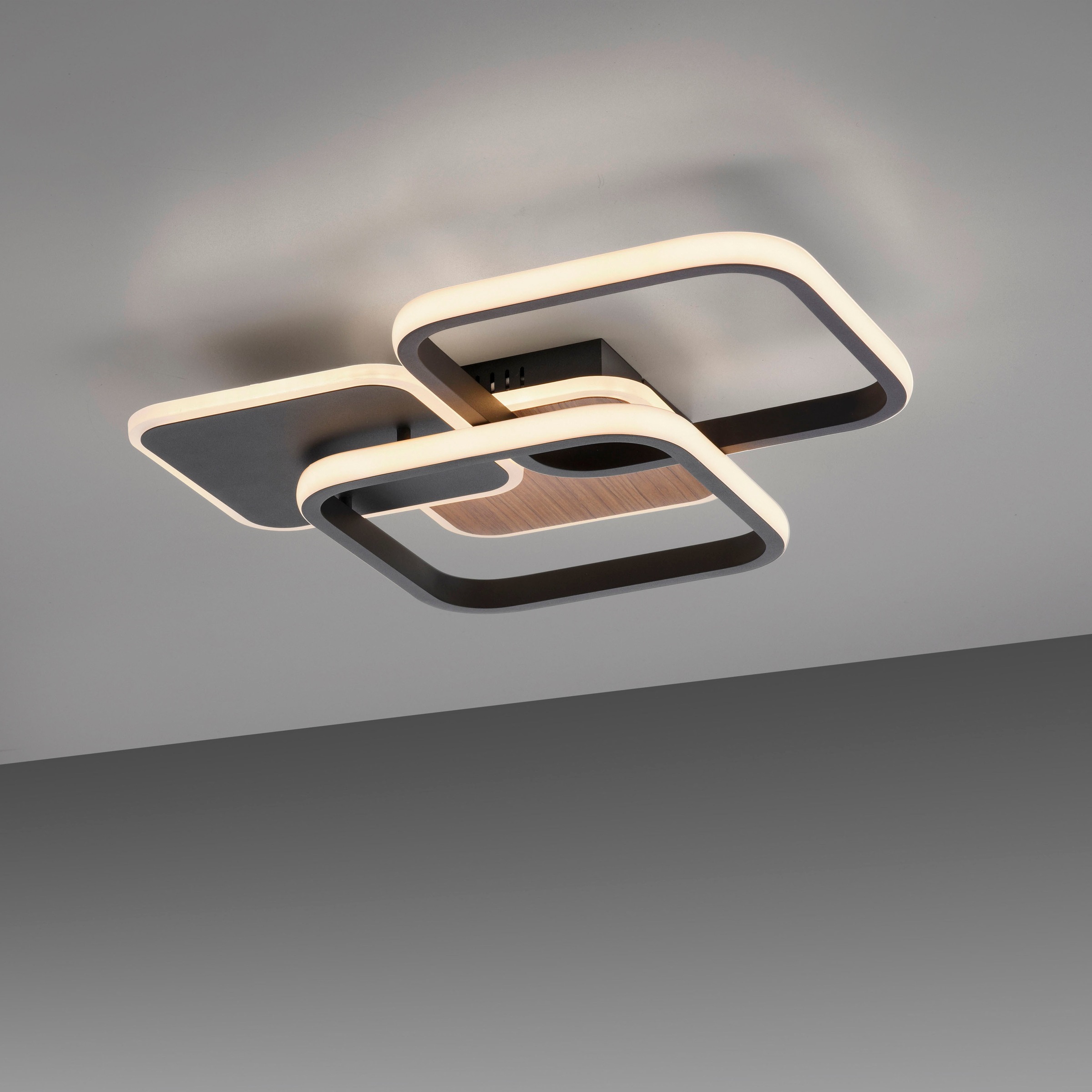 JUST LIGHT Deckenleuchte »SEVENT« LED-Board 1 Stk. Warmweiß LED