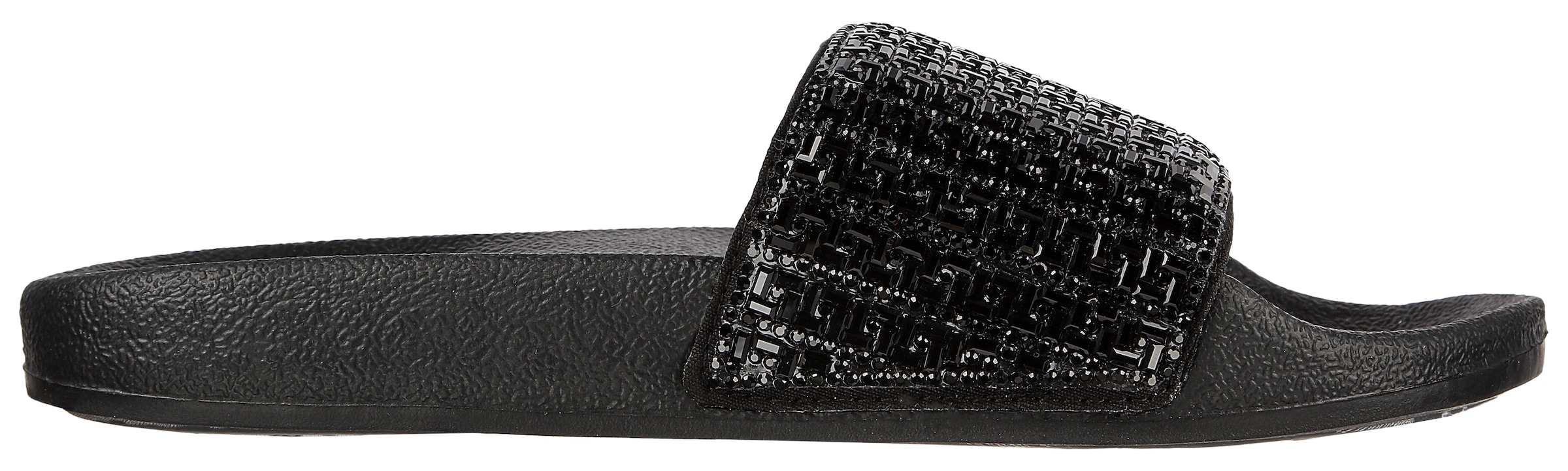 Skechers Pantolette »POP UPS NEW SPARK«, Sommerschuh, Schlappen mit funkelnder Bandage