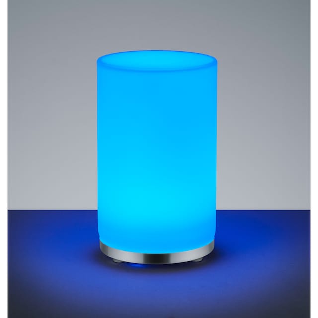 TRIO Leuchten LED Tischleuchte »John«, 1 flammig-flammig, Nachttischlampe,  Glasschirm, inkl. Fernbedienung, warmweiß 3000 Kelvin online kaufen | mit 3  Jahren XXL Garantie