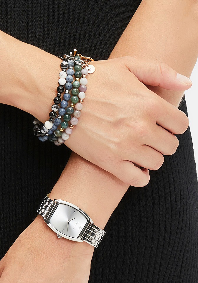 Tamaris Armband »TJ-0358-B-21, TJ-0359-B-21, TJ-0360-B-21, TJ-0361-B-21«, mit Quarz, Agate oder Koralle