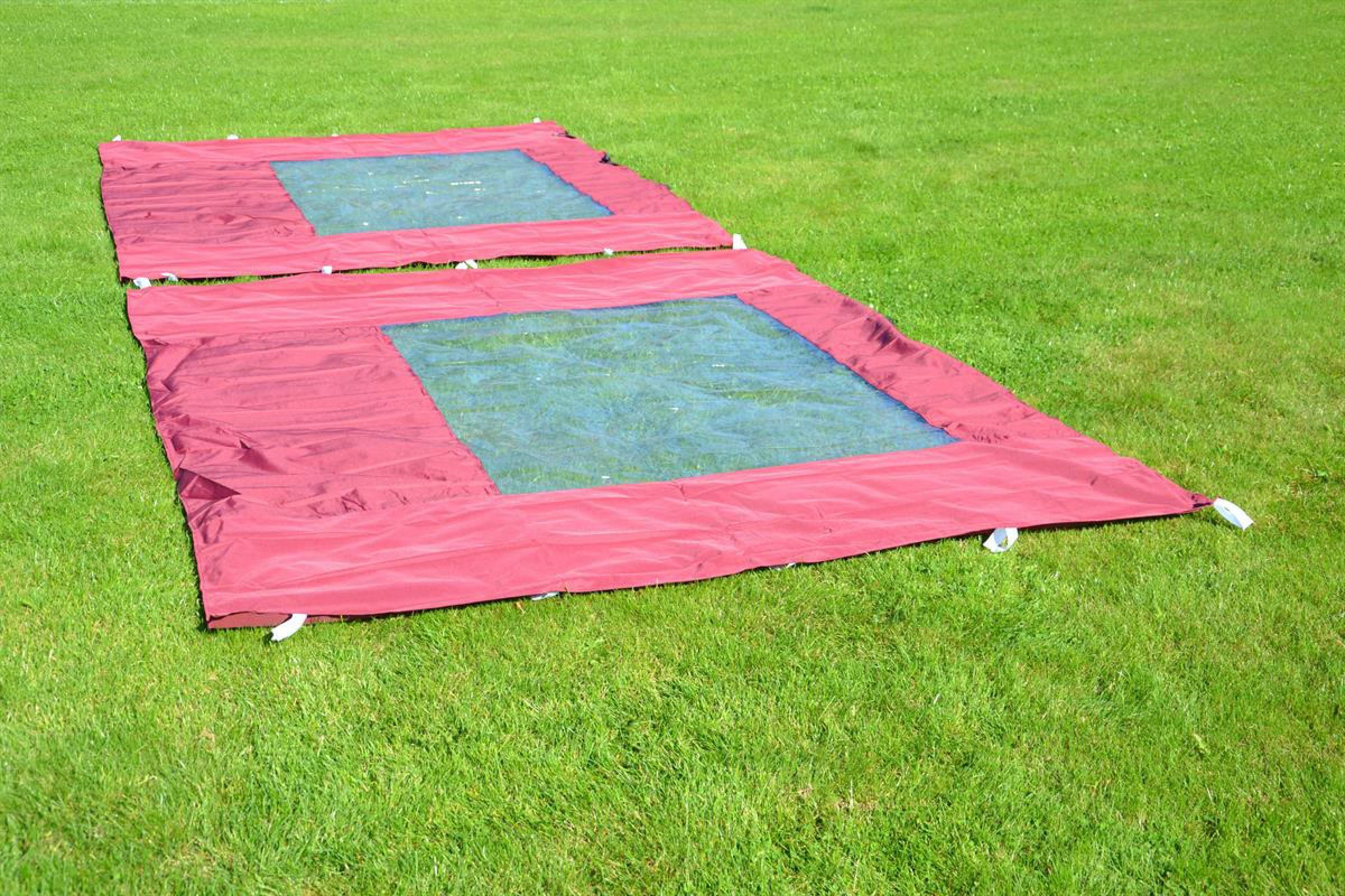 VCM Pavillon »Aluminium-Faltpavillon burgund-rot«