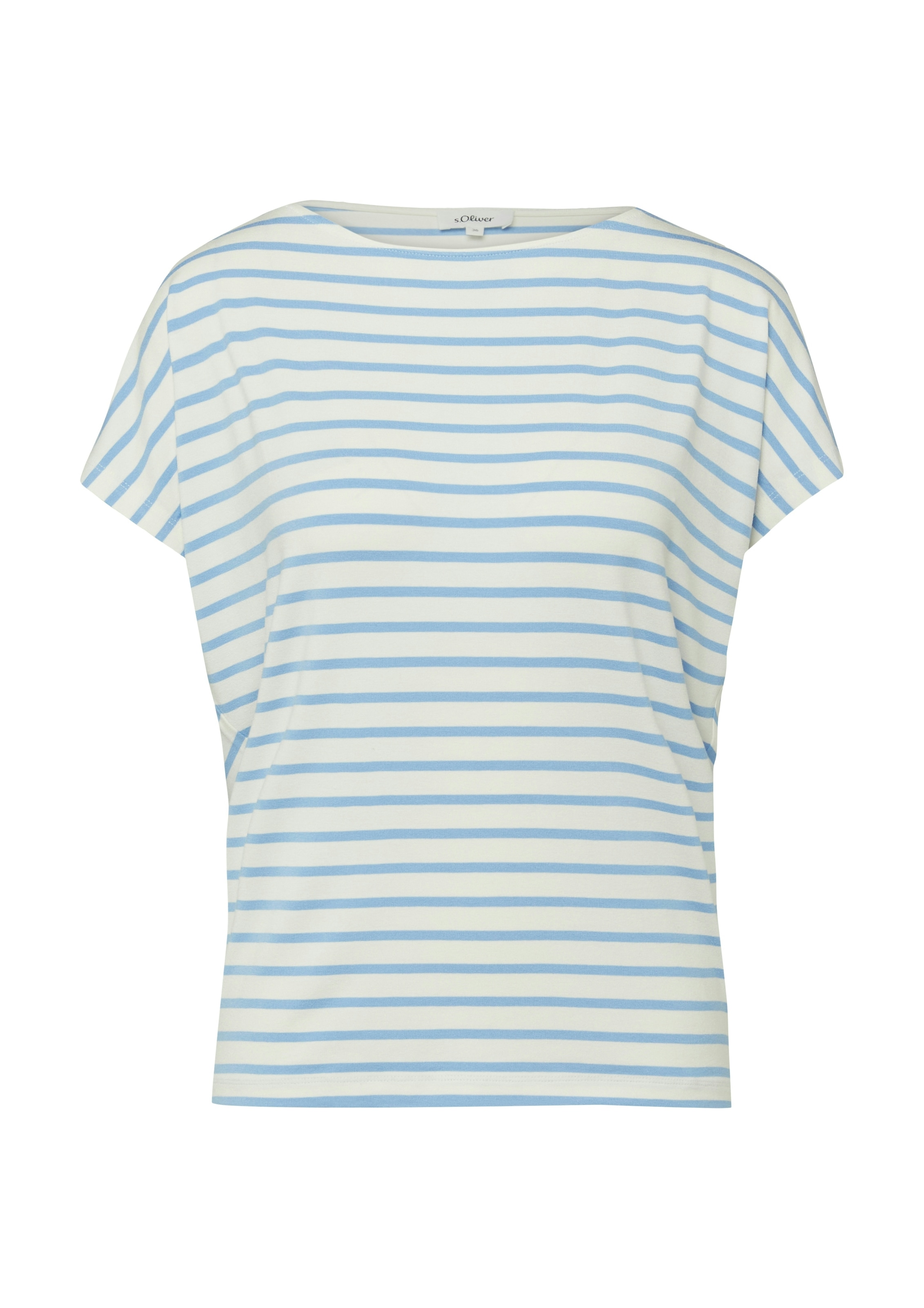 s.Oliver Kurzarmshirt Sommershirt mit grafischem Muster