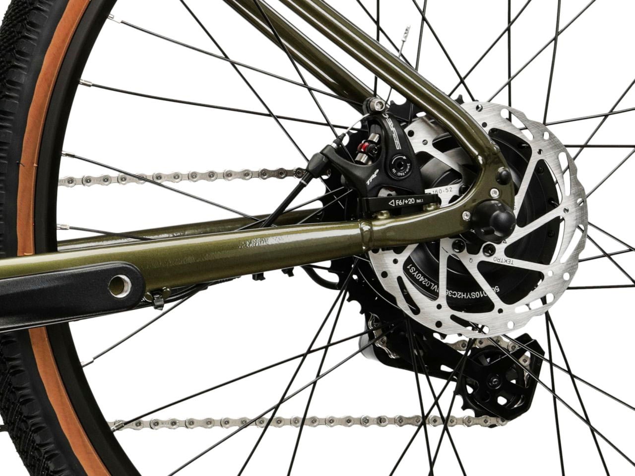 Kross E-Bike »E-Gravel Bike Esker Hybrid 2.0 28" khaki«, 11 Gang, microSHIFT, Advent X M6205, Heckmotor 250 W, Pedelec, Elektrofahrrad für Herren