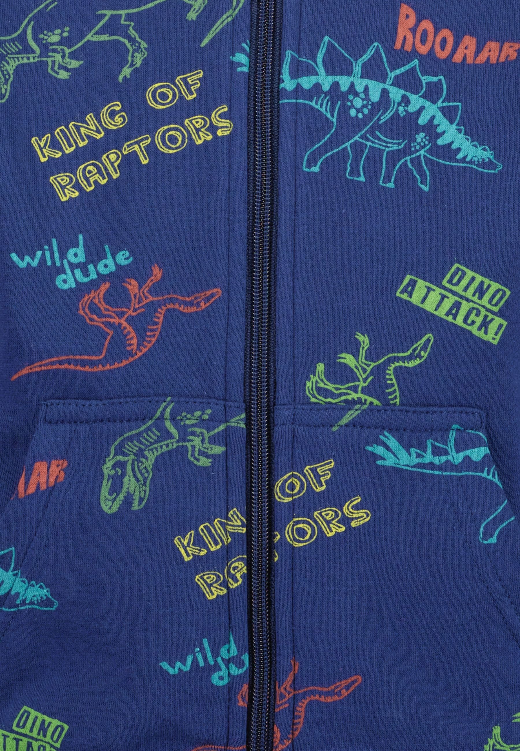 Blue Seven Sweatjacke »Blue Seven Jungen Sweatjacke mit Dinos«