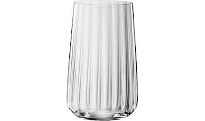 Longdrinkglas »LifeStyle«, (Set, 4 tlg., Set bestehend aus 4 Gläsern)