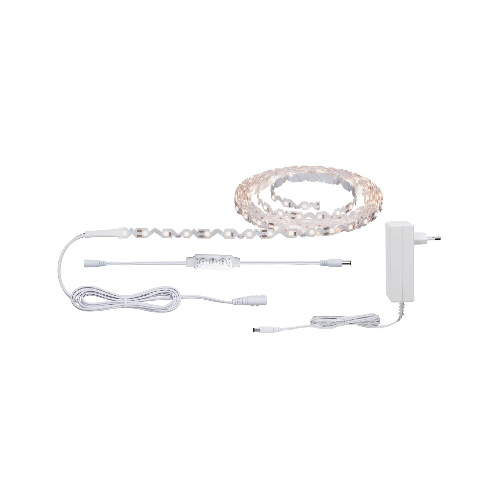 Paulmann LED-Streifen »Function FlexLED 3D Set 5m 10,5W 230V/24V 24VA Weiß«, 1 St.-flammig