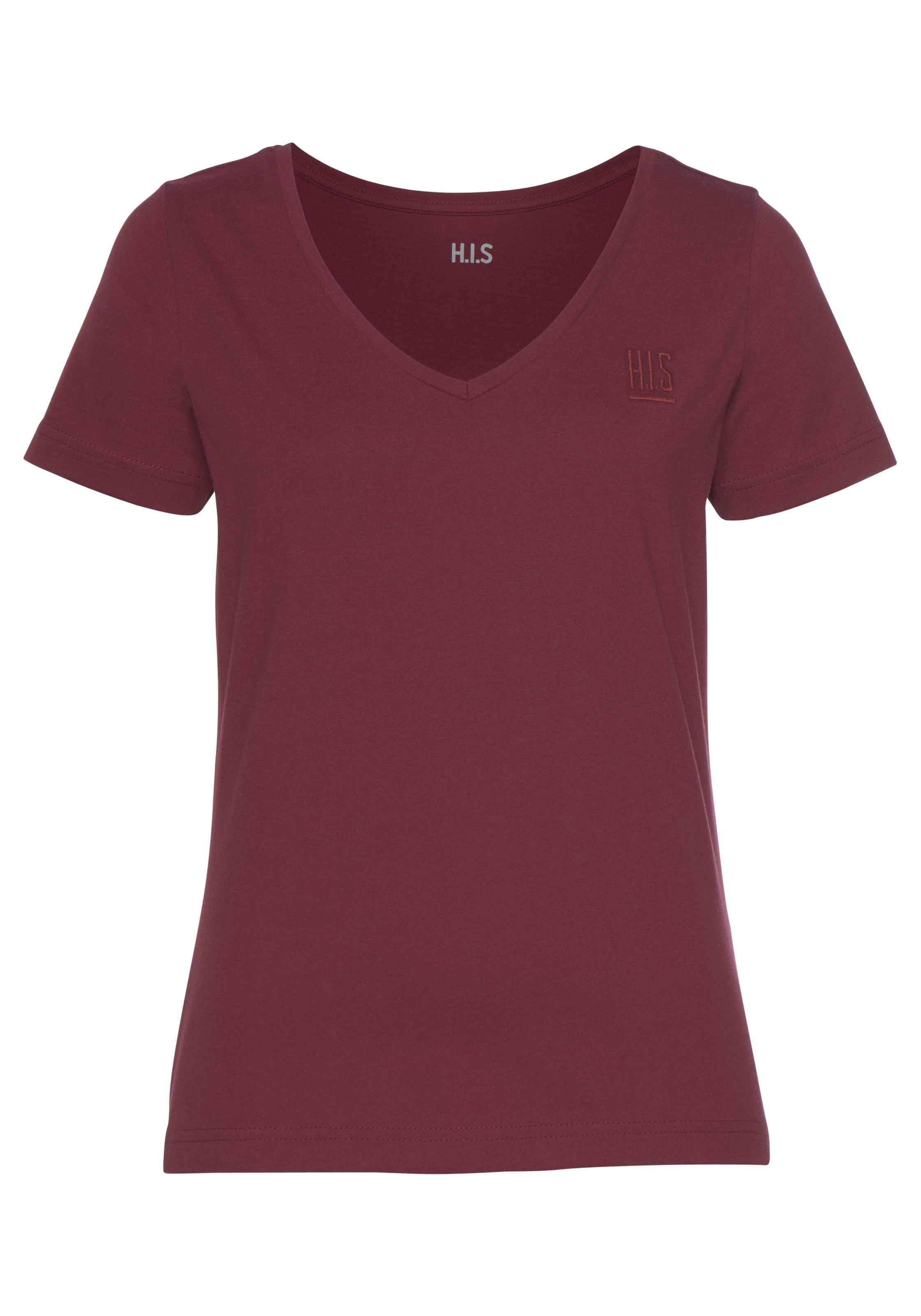 H.I.S T-Shirt »Essential-Basics«, ♕ bei (Spar-Set, 3er-Pack)