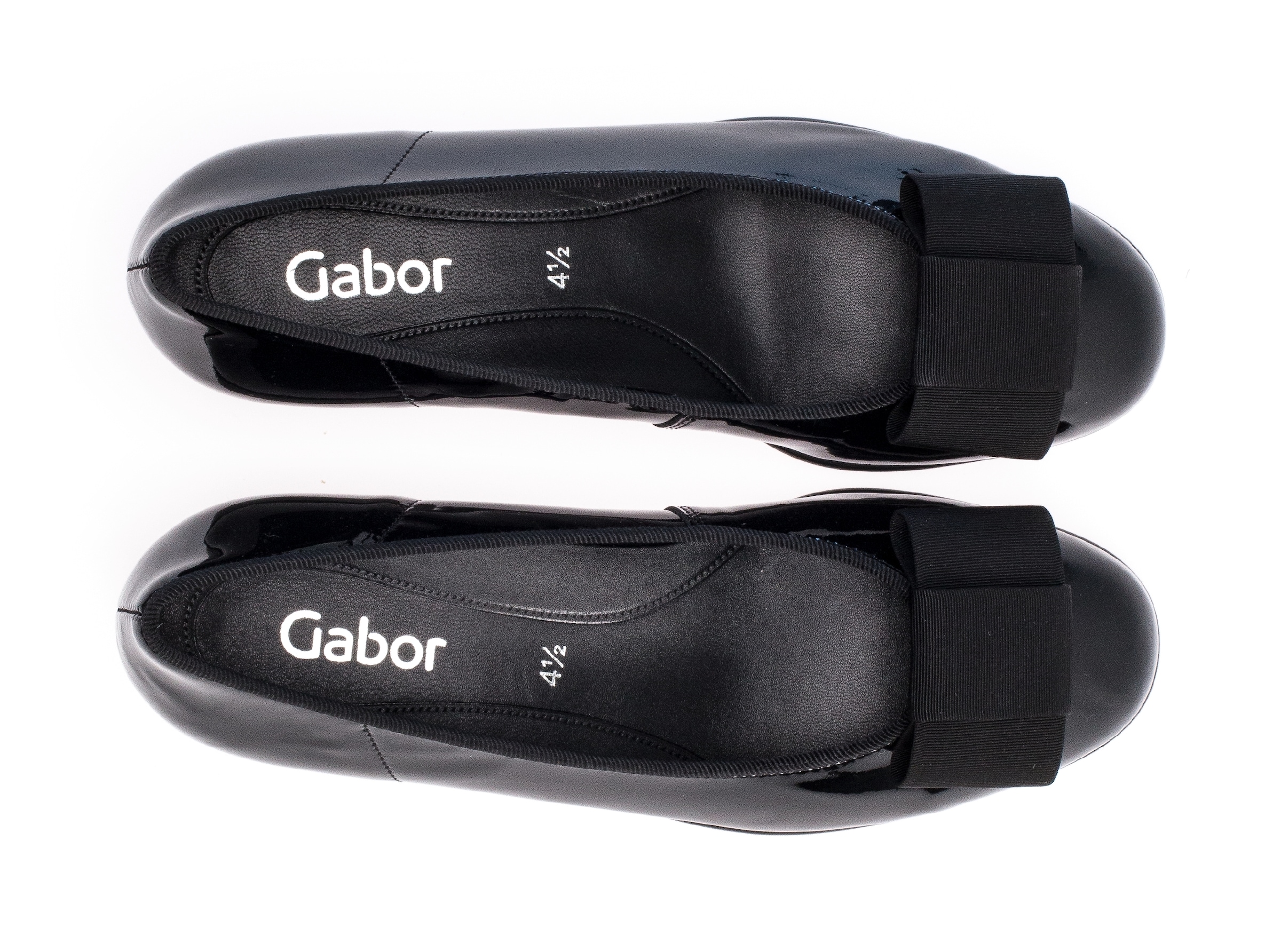 Gabor Ballerina, Flats, Kitten Heel, Festliche Schuhe mit dekorativer Schleife