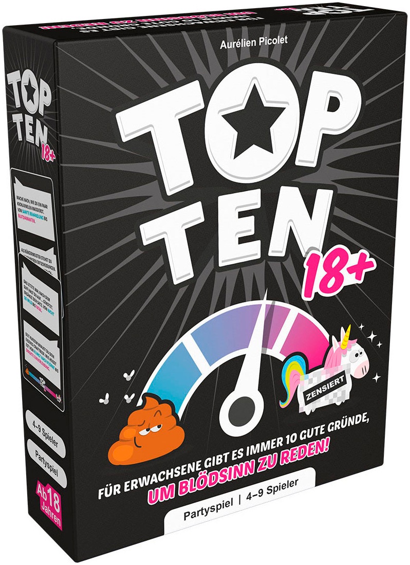 Asmodee Spiel »Top Ten 18+«