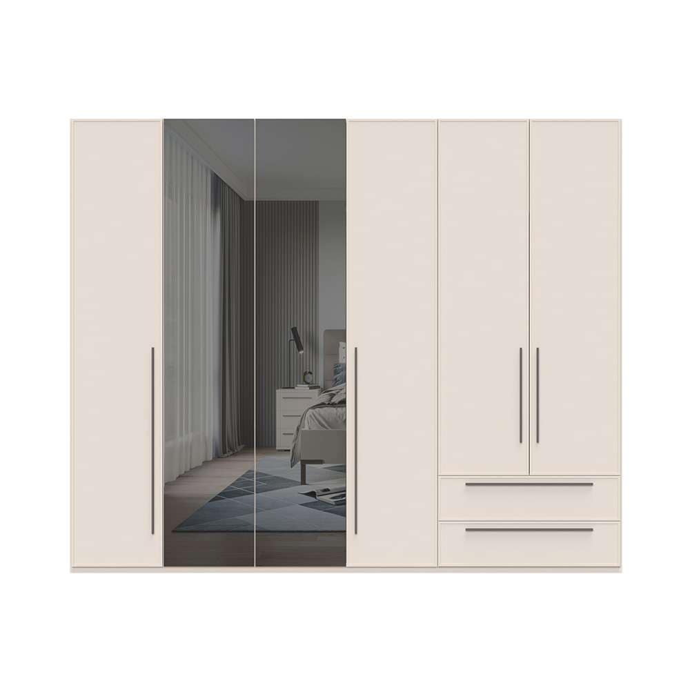 Places of Style Drehtürenschrank, UV lackiert, Soft Close Funktion, Höhenverstellbare Füße