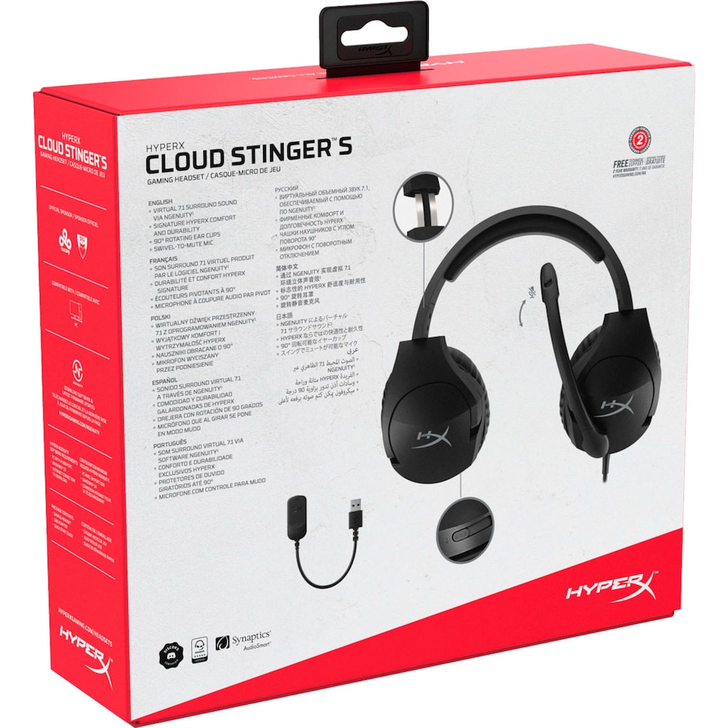 HyperX Gaming-Headset »HyperX Cloud Stinger™ S«, Rauschunterdrückung