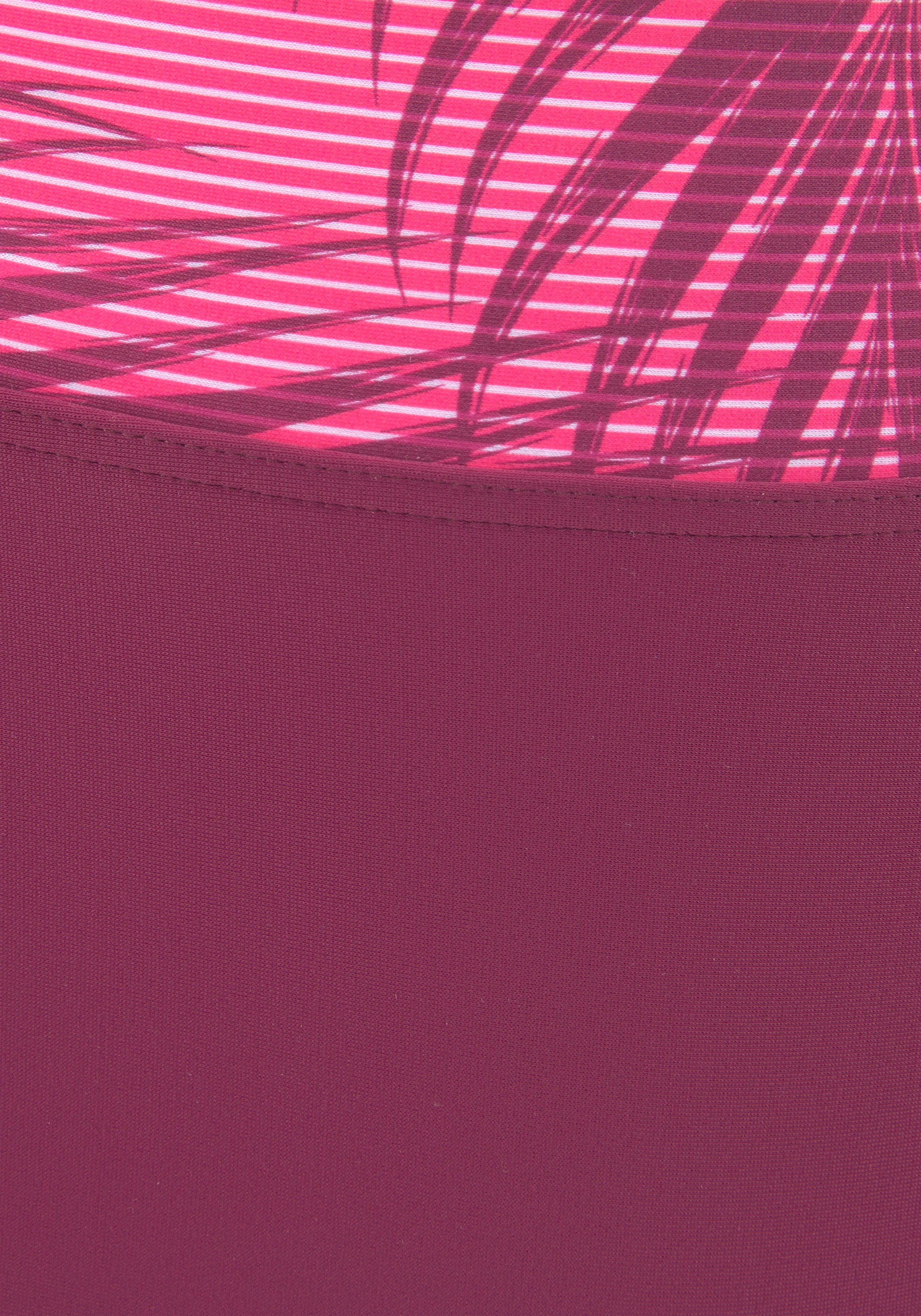 LASCANA ACTIVE Bikini-Hotpants »Coal« mit bedrucktem Bündchen