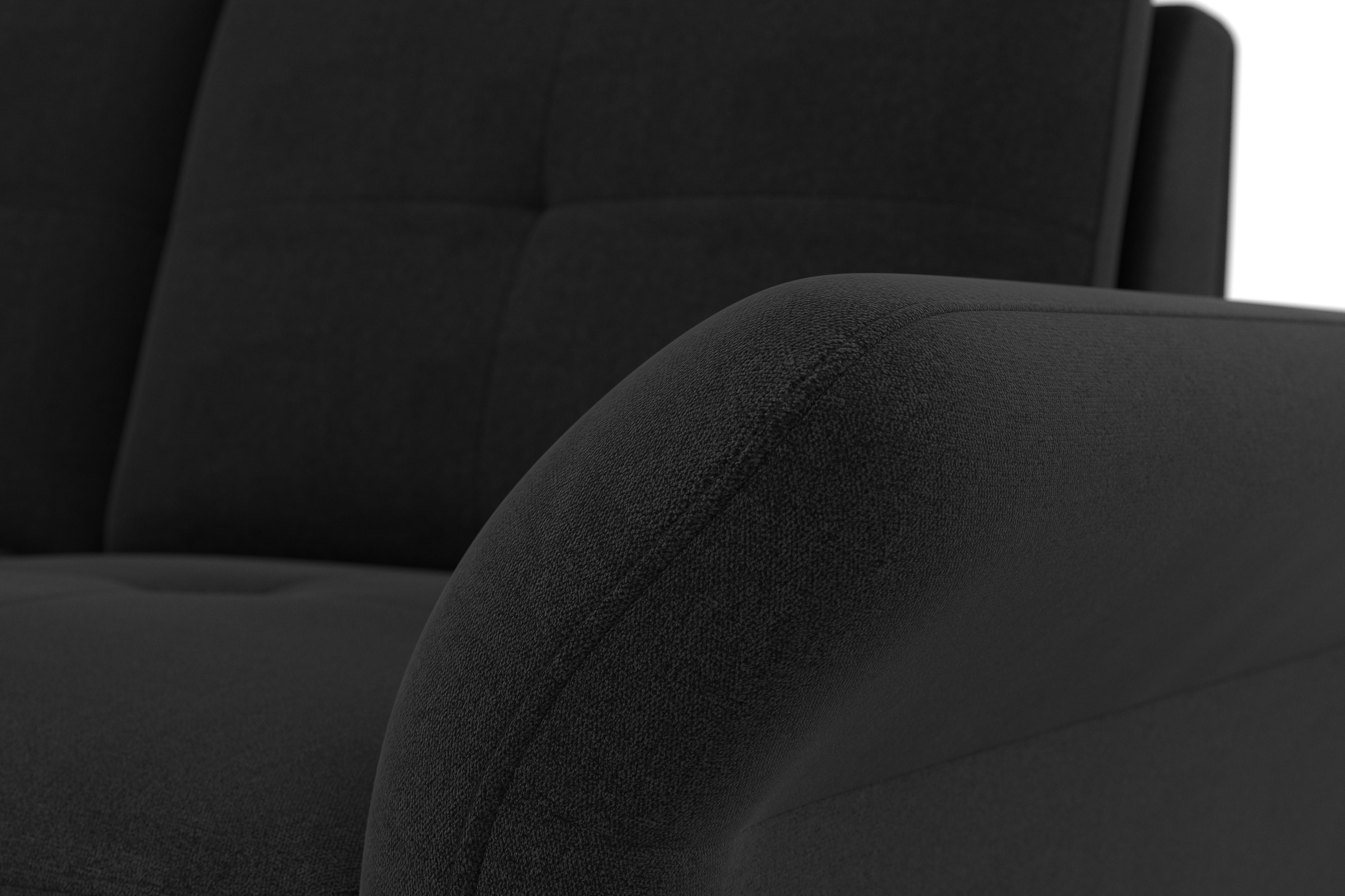 Places of Style Ecksofa »Calando L-Form«, wahlweise mit Bettfunktion, Bettkasten und Armteilfunktion