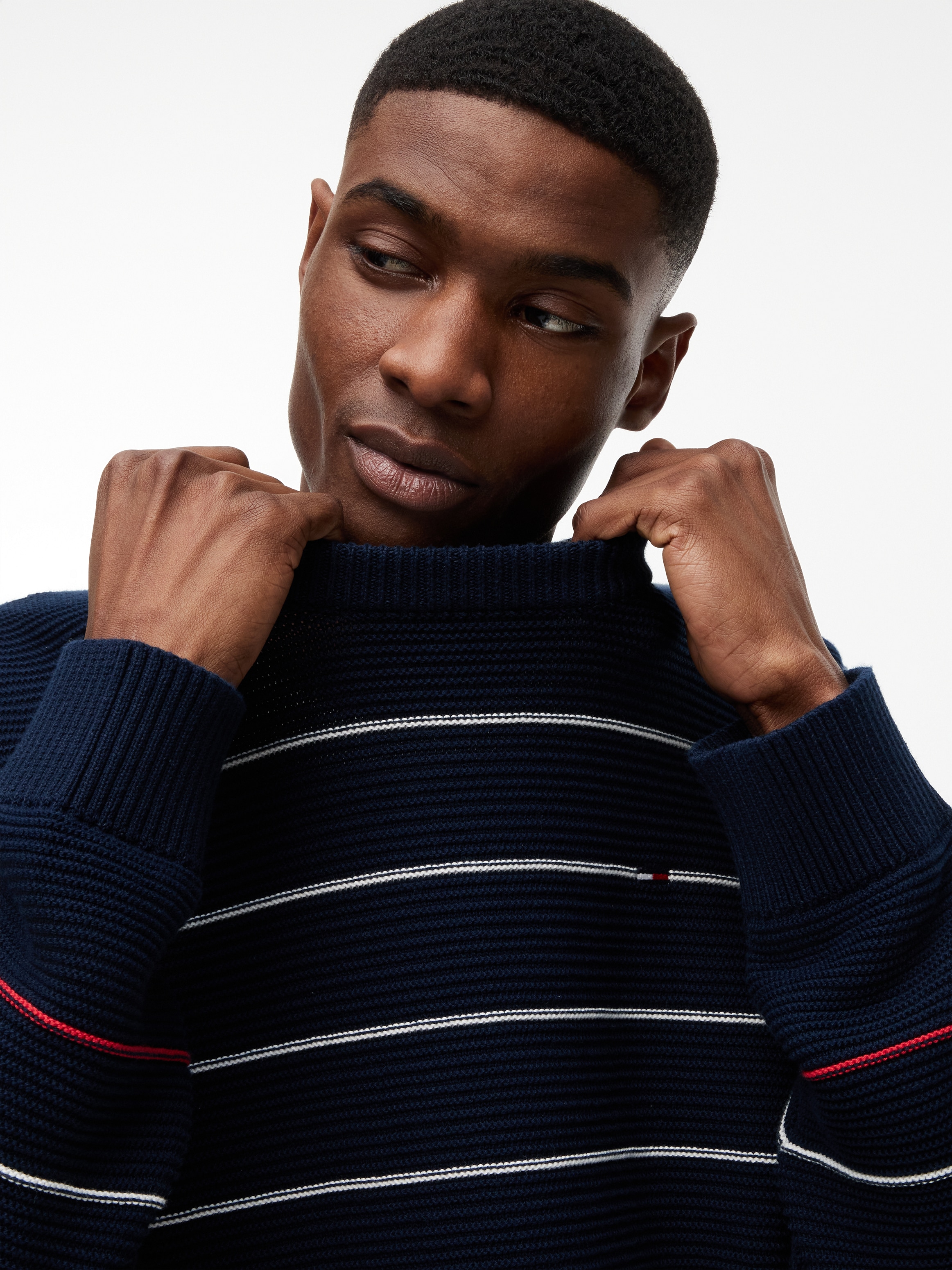 Tommy Jeans Strickpullover »TJM SLIM STRIPE SWEATER«