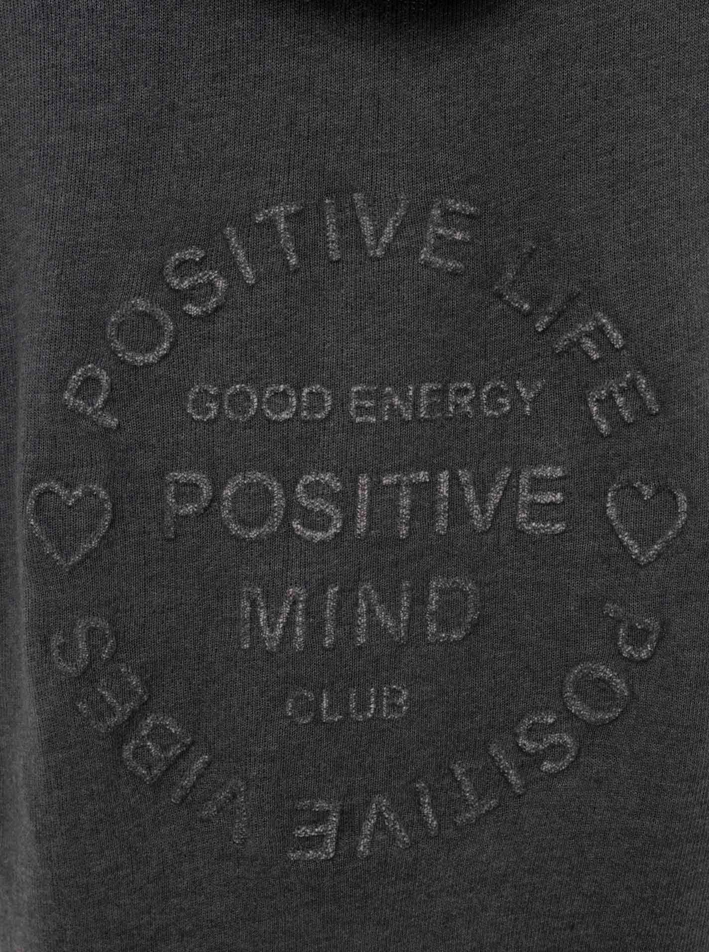 Zwillingsherz Jerseymantel »"Positive Mind"« mit hohem Baumwollanteil